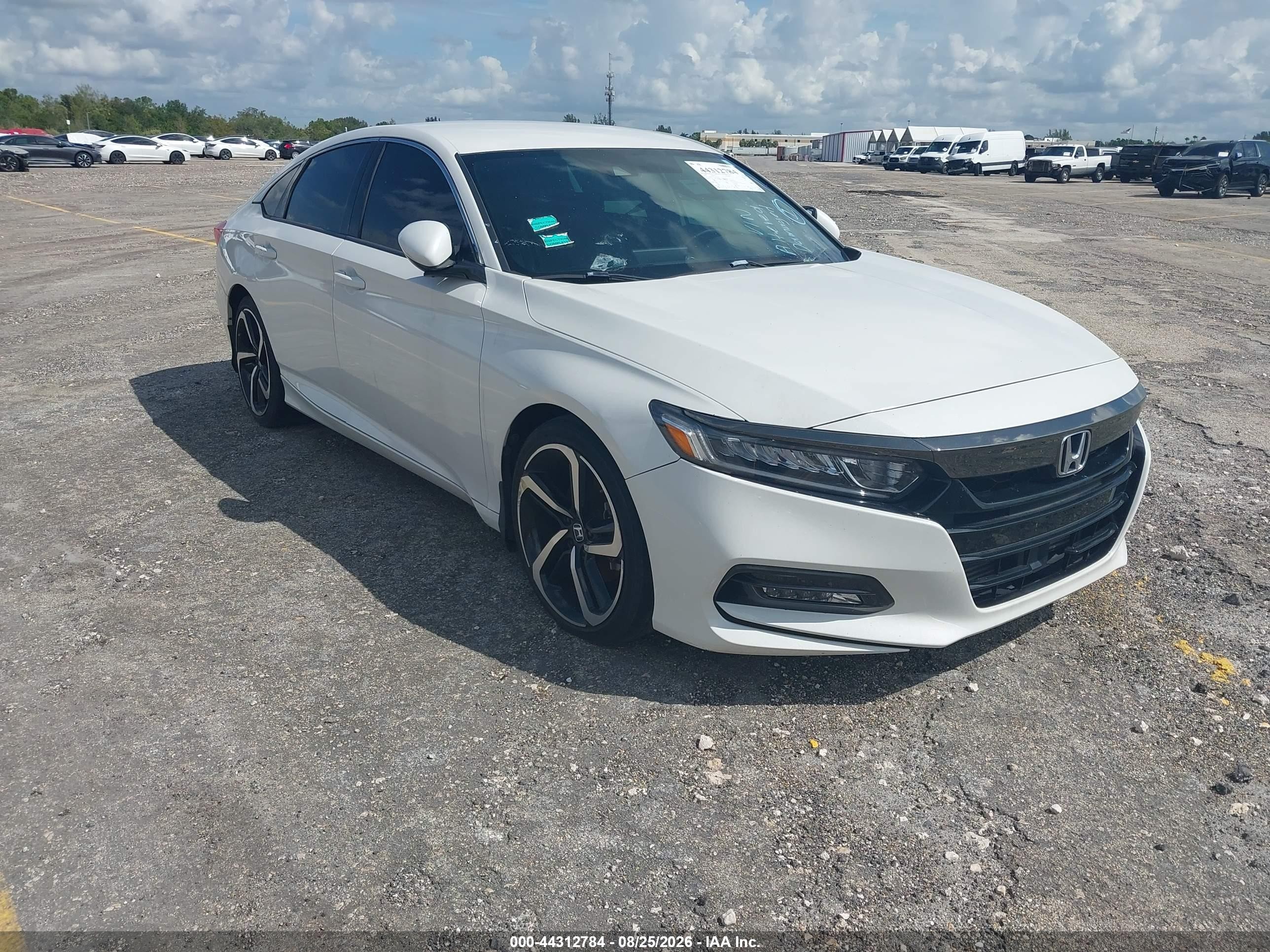 2020 Honda Accord VIN 1HGCV1F38LA018252 IAAI salvage auction — Theft, Rebuildable (Florida), sold $9,950 on 2026-09-03 (photo 1)