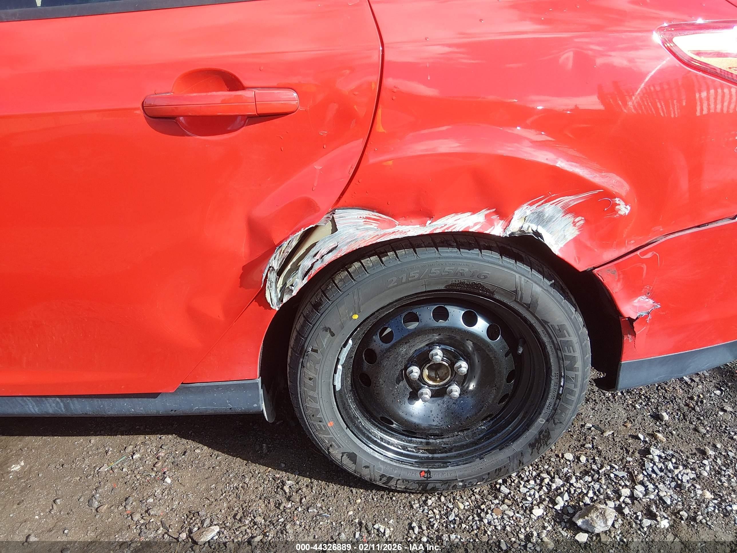 2014 Ford Focus VIN 1FADP3F23EL192887 IAAI salvage auction — Rear End, Salvage (Nevada), sold $900 on 2026-07-11 (photo 6)
