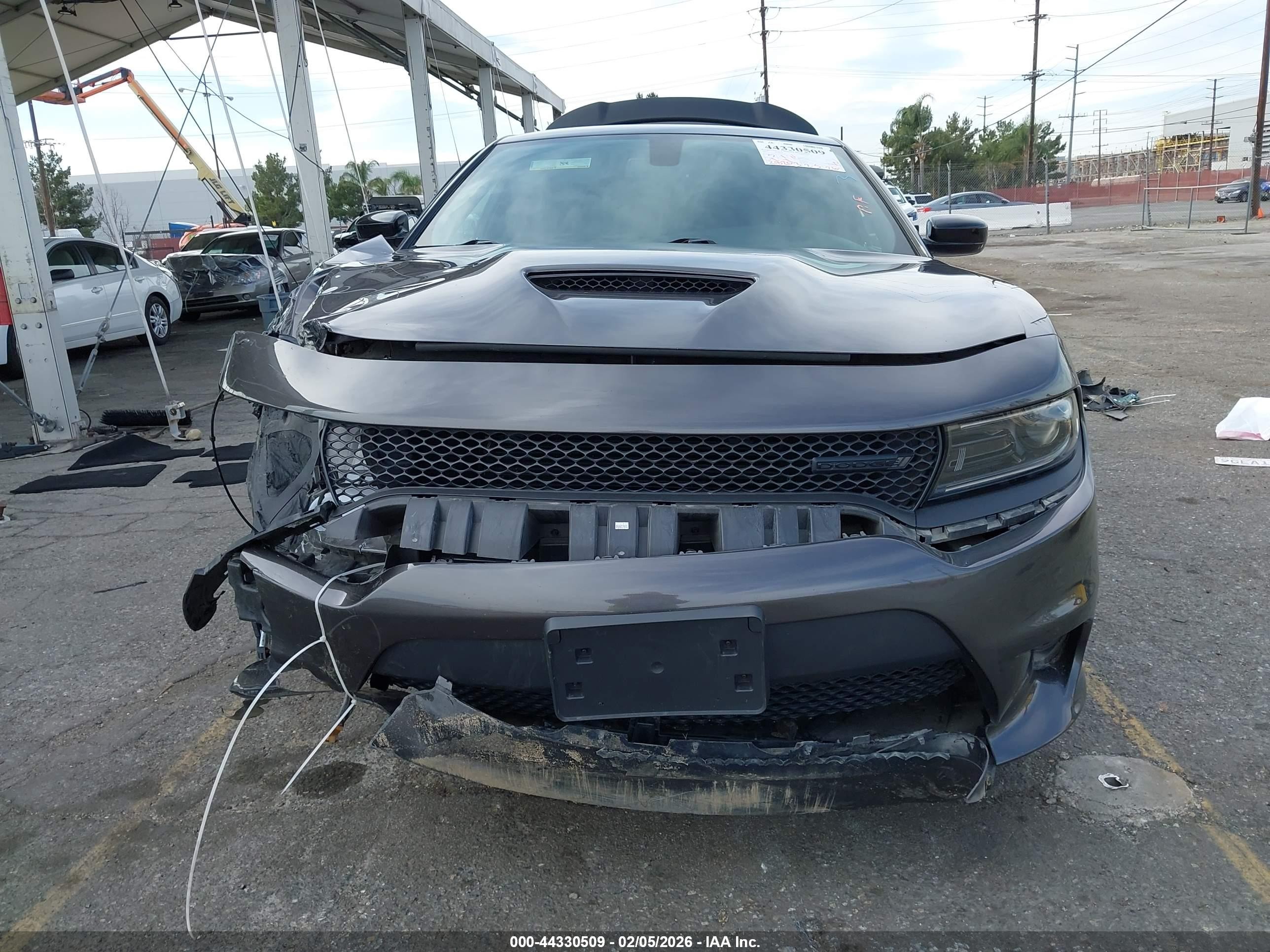 2022 Dodge Charger VIN 2C3CDXCT6NH186599 IAAI salvage auction — Front End, Salvage (California), sold $10,400 on 2026-07-05 (photo 6)