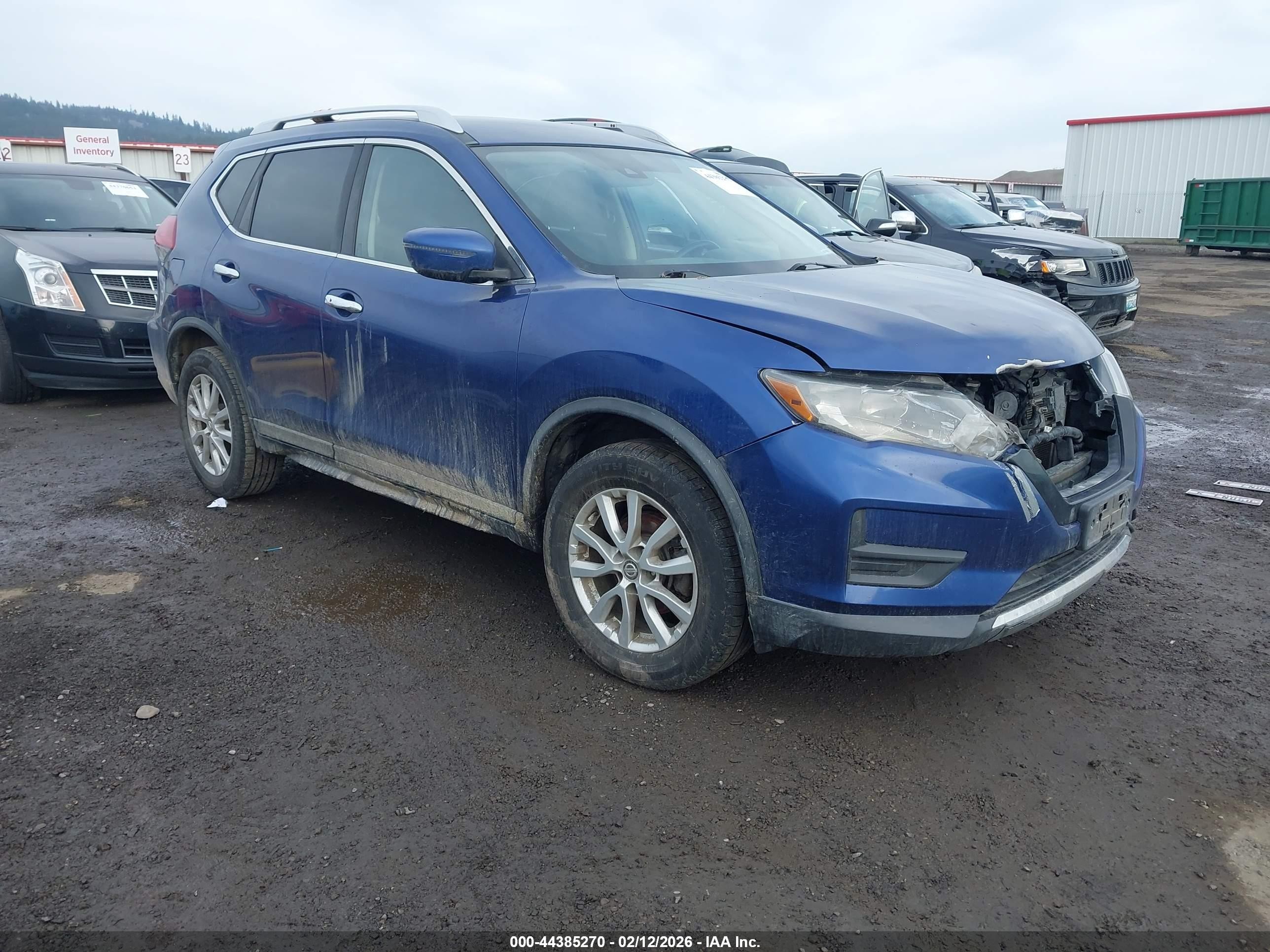 2019 Nissan Rogue VIN KNMAT2MV4KP514148 IAAI salvage auction — Front End, Salvage (Texas), sold $1,625 on 2026-08-25 (photo 1)