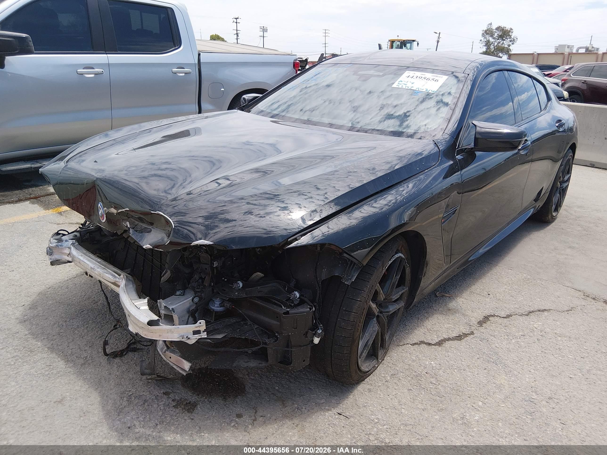 2023 BMW M8 VIN WBSGV0C05PCM47758 IAAI salvage auction — Front End, Salvage (California), sold $24,450 on 2026-08-03 (photo 2)