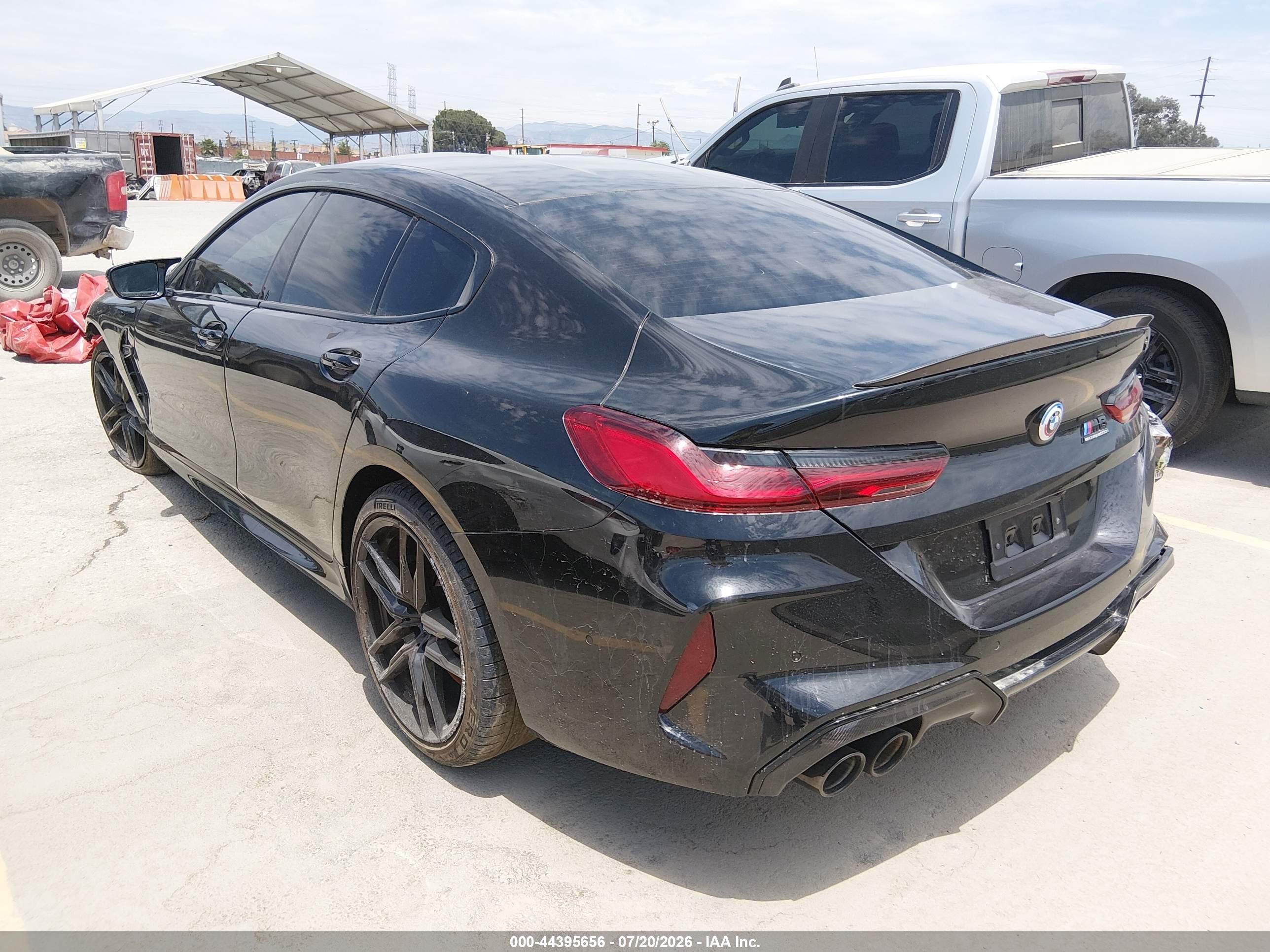 2023 BMW M8 VIN WBSGV0C05PCM47758 IAAI salvage auction — Front End, Salvage (California), sold $24,450 on 2026-08-03 (photo 3)