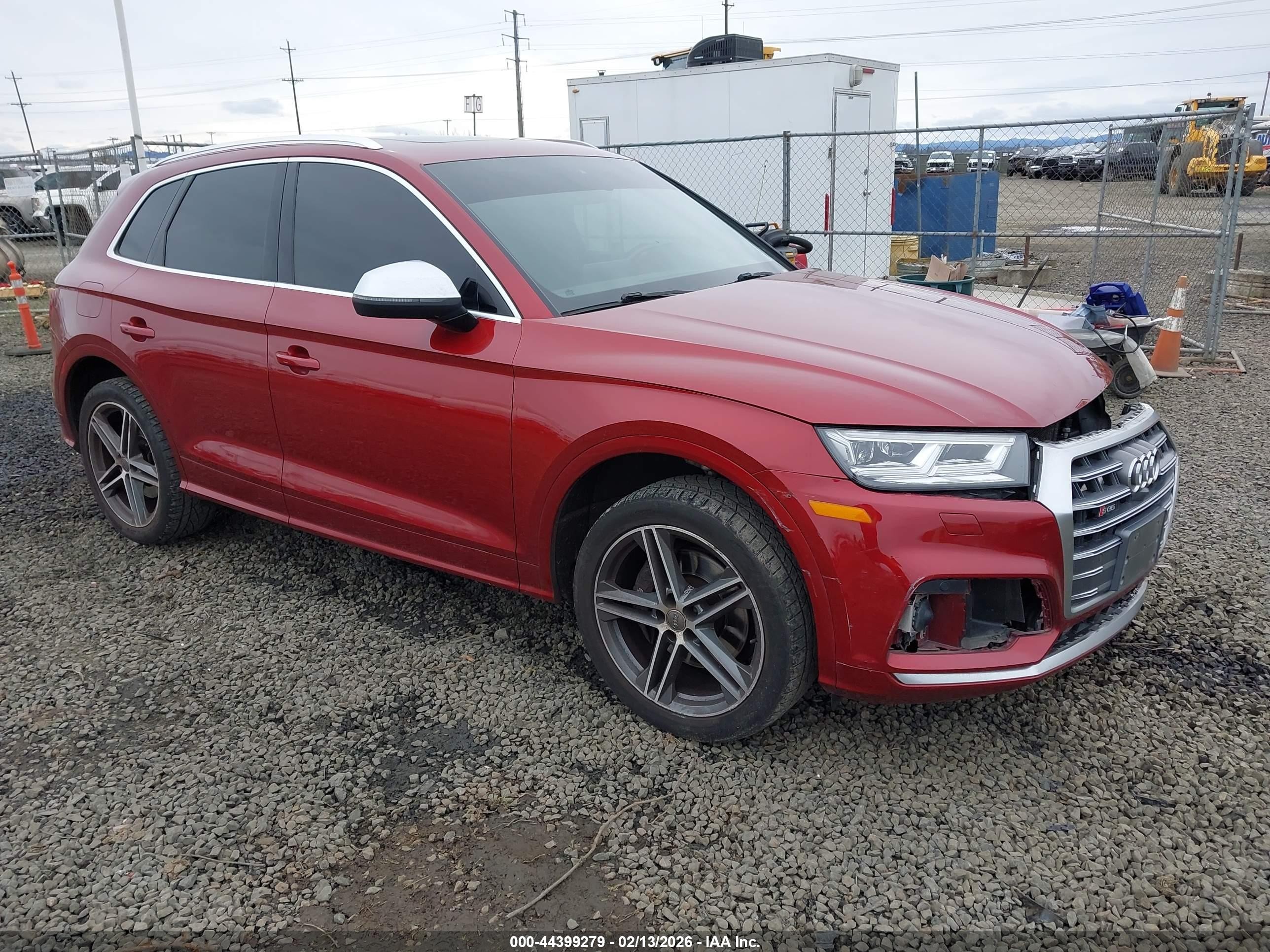 2018 Audi SQ5 VIN WA1C4AFY4J2103748 — IAAI salvage auction photo