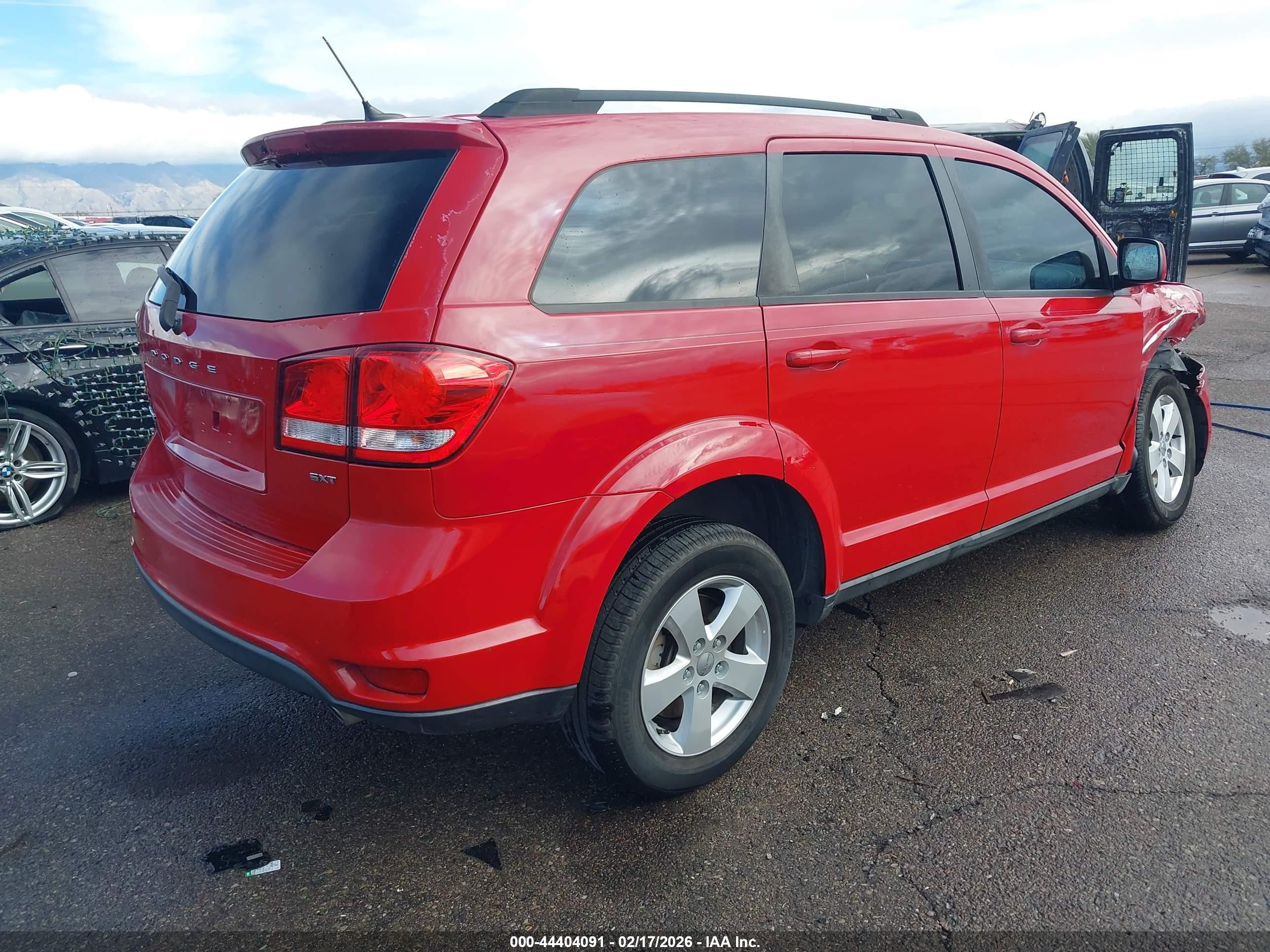 2012 Dodge Journey VIN 3C4PDCBG8CT368819 IAAI salvage auction — Unknown, Salvage (Arizona), sold $400 on 2026-07-09 (photo 4)