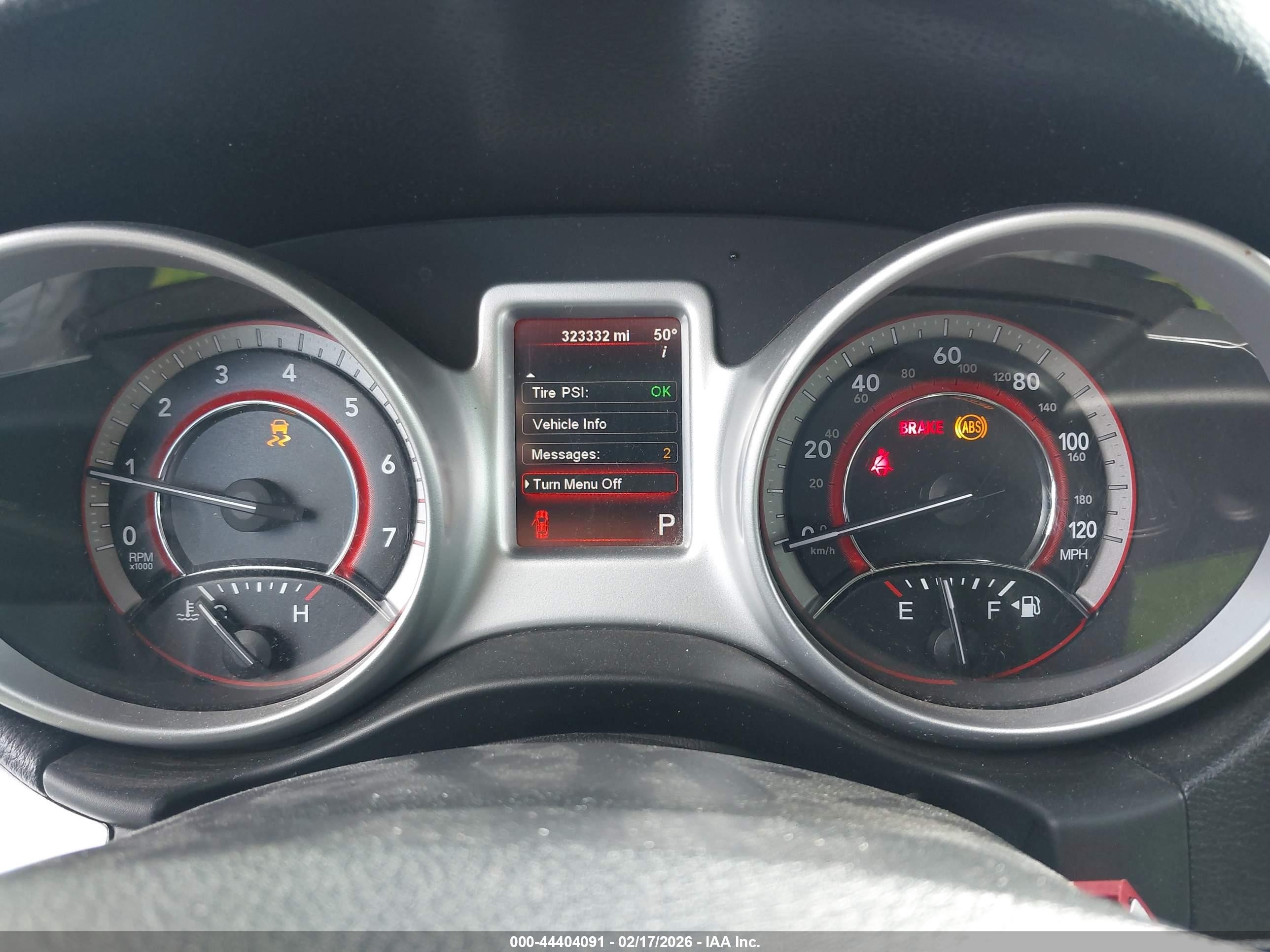 2012 Dodge Journey VIN 3C4PDCBG8CT368819 IAAI salvage auction — Unknown, Salvage (Arizona), sold $400 on 2026-07-09 (photo 7)
