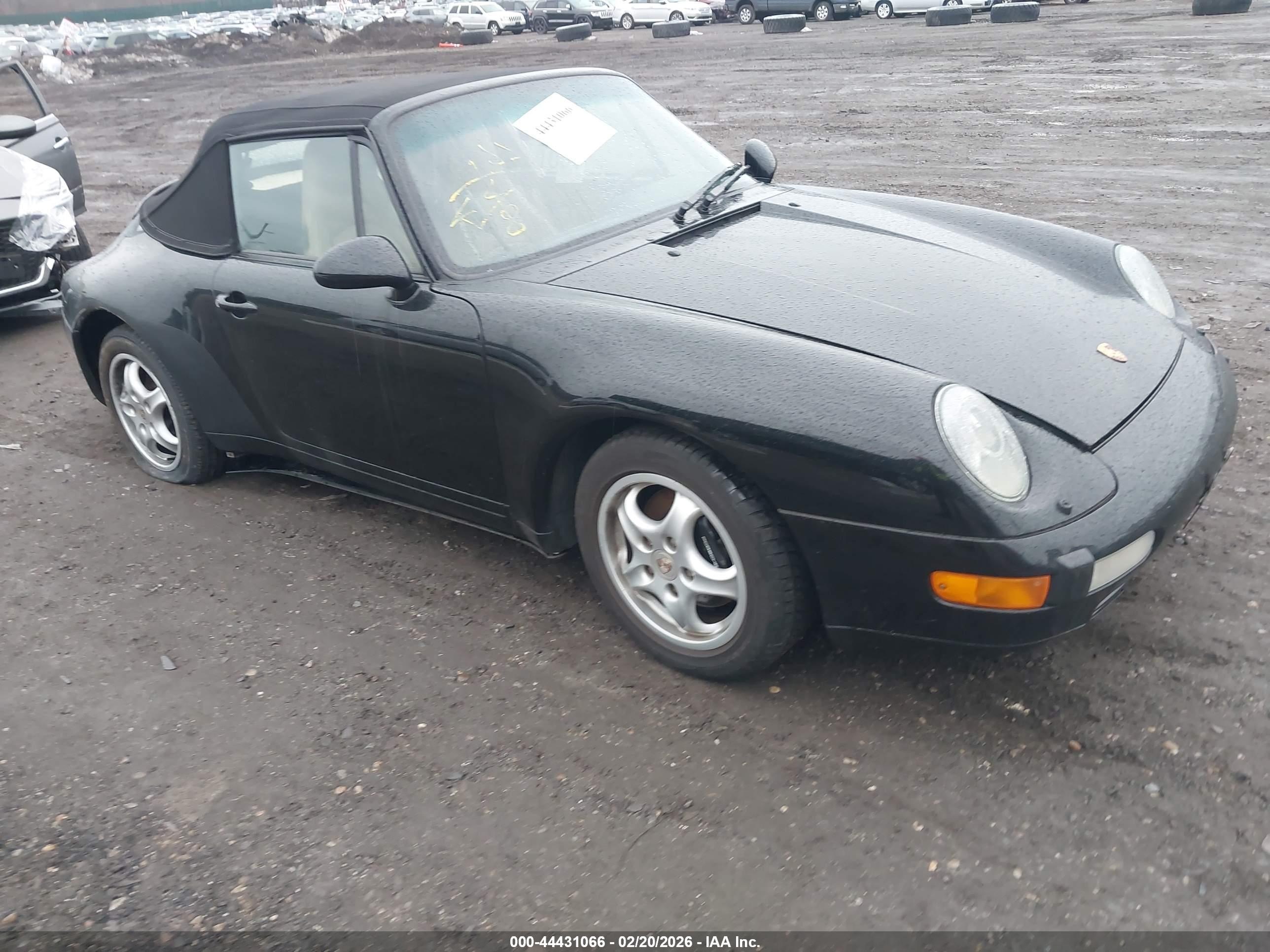 1995 Porsche 911 VIN WP0CA2994SS340993 IAAI salvage auction — Undercarriage, Mv-907A (New York), sold $37,050 on 2026-05-26 (photo 1)