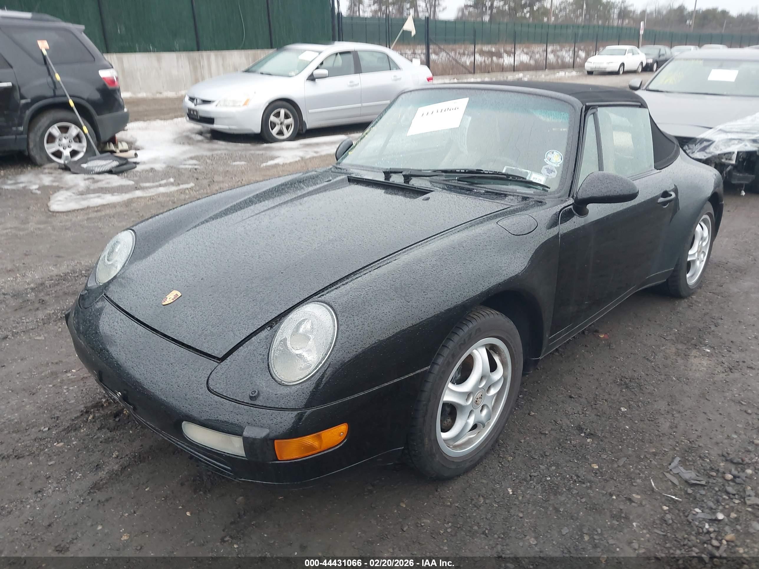1995 Porsche 911 VIN WP0CA2994SS340993 IAAI salvage auction — Undercarriage, Mv-907A (New York), sold $37,050 on 2026-05-26 (photo 2)