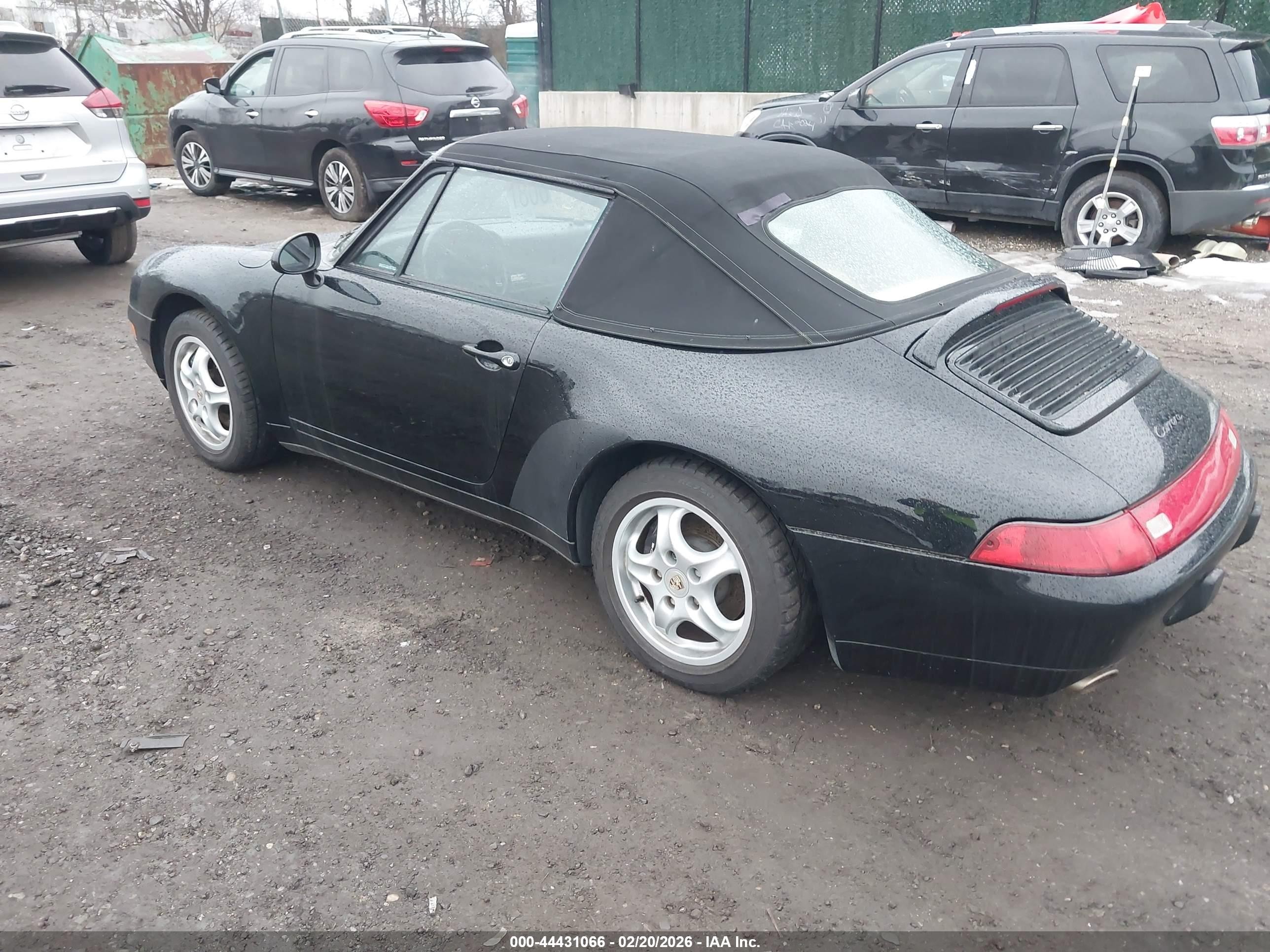 1995 Porsche 911 VIN WP0CA2994SS340993 IAAI salvage auction — Undercarriage, Mv-907A (New York), sold $37,050 on 2026-05-26 (photo 3)