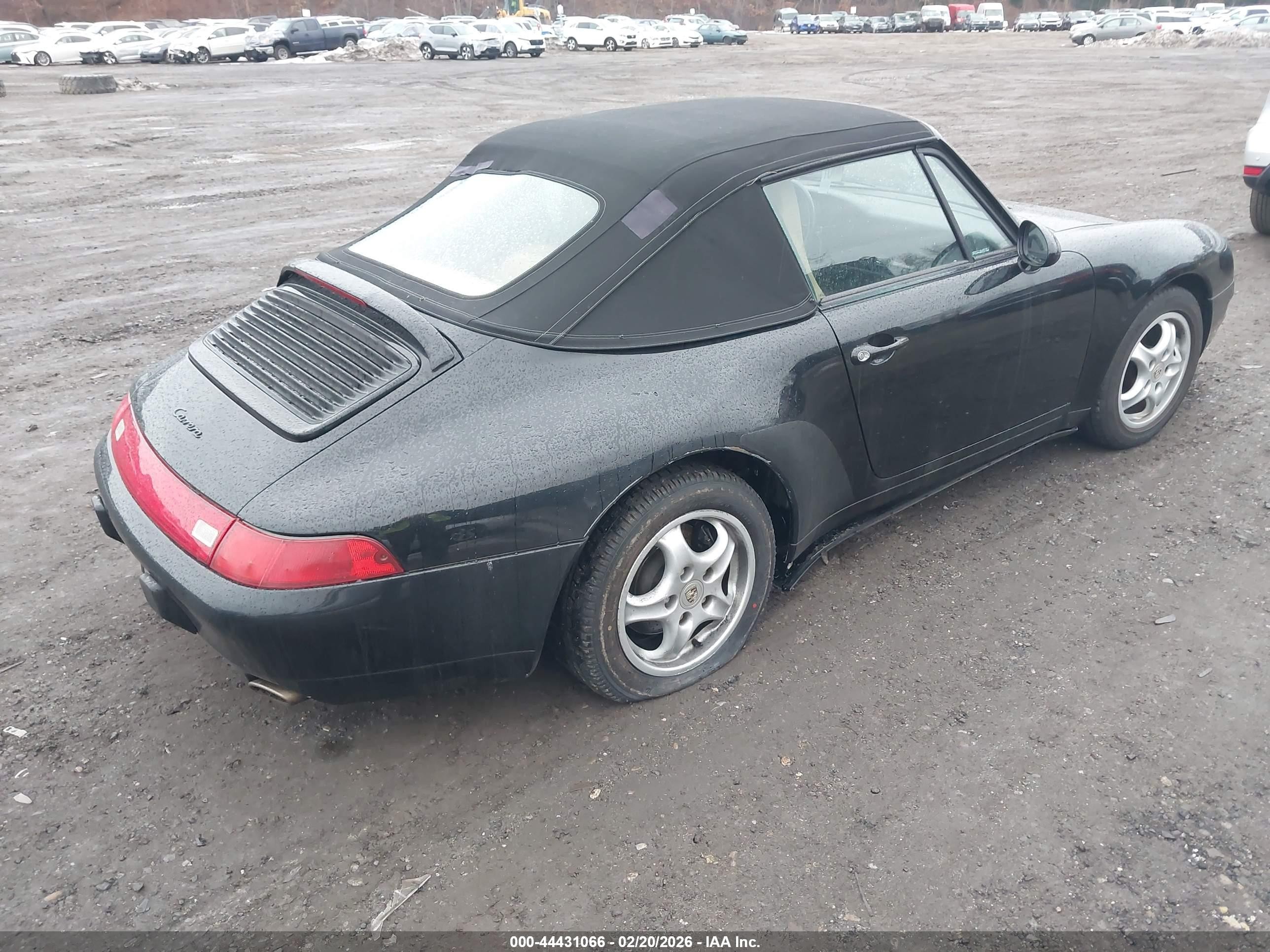 1995 Porsche 911 VIN WP0CA2994SS340993 IAAI salvage auction — Undercarriage, Mv-907A (New York), sold $37,050 on 2026-05-26 (photo 4)