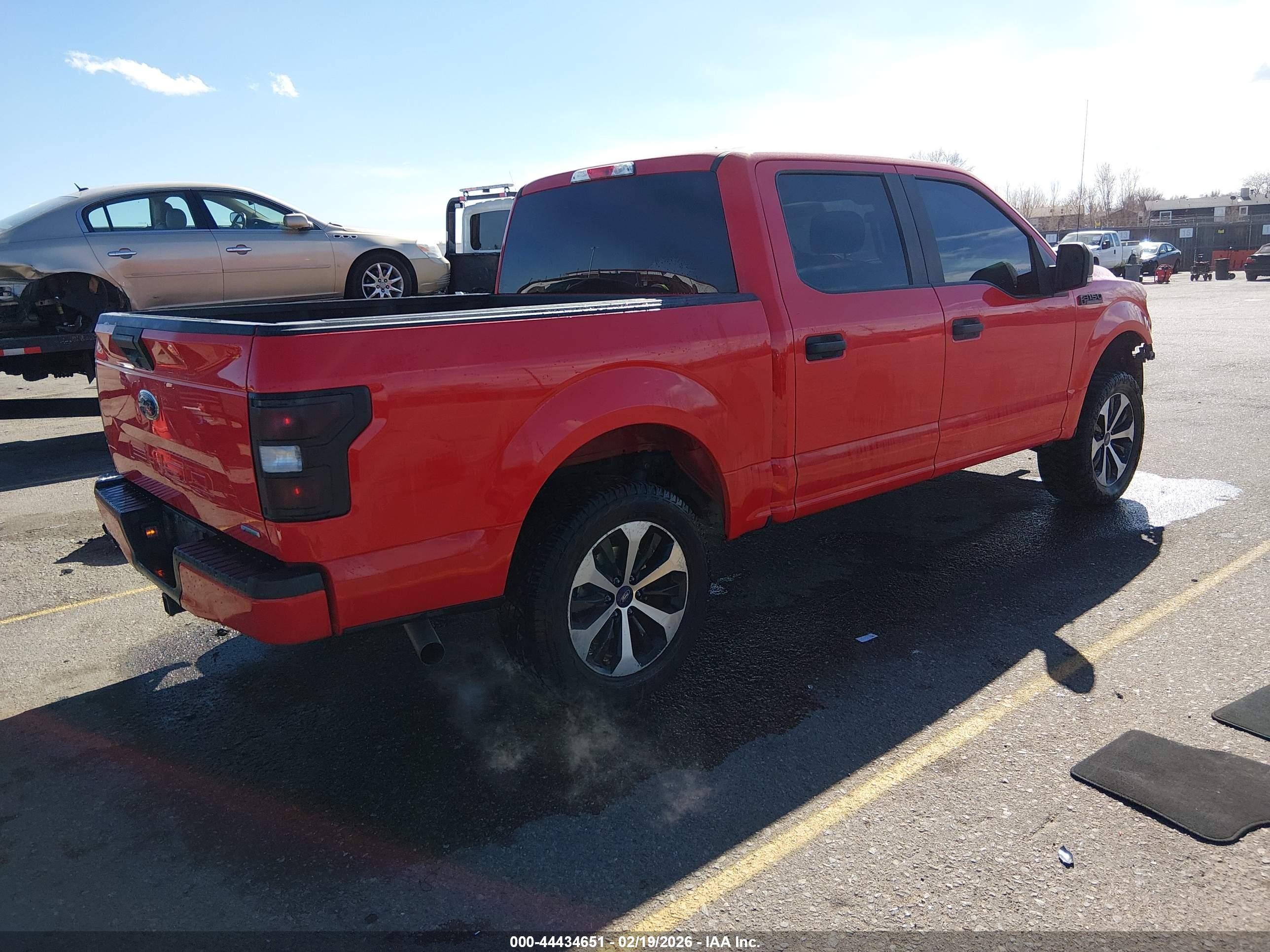 2019 Ford F-150 VIN 1FTEW1EP2KKD28916 IAAI salvage auction — Front End, Salvage (Colorado), sold $7,350 on 2026-07-07 (photo 4)