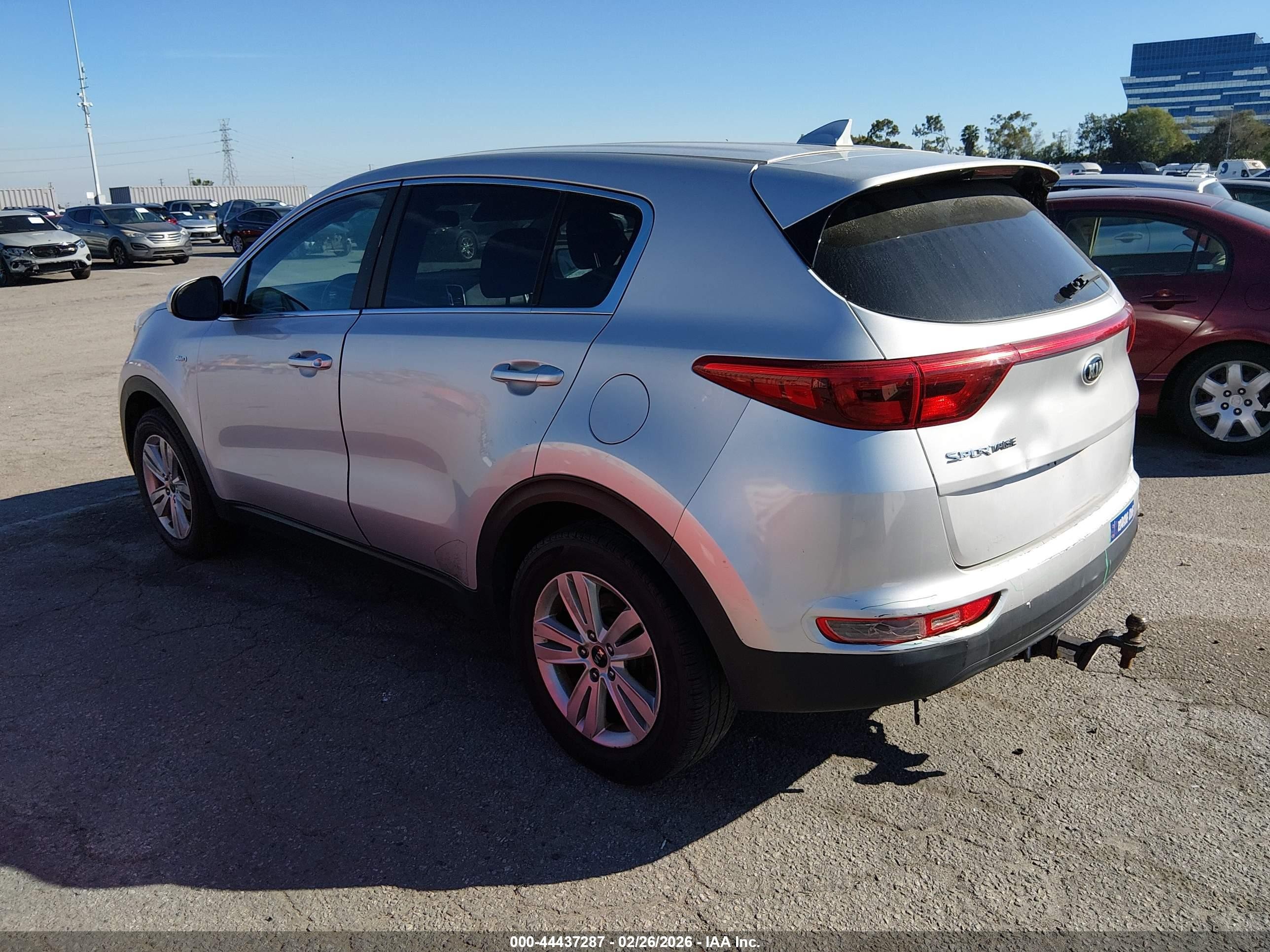 2017 Kia Sportage VIN KNDPMCAC3H7096397 IAAI salvage auction — Vandalized, Salvage (New Jersey), sold $2,325 on 2026-07-09 (photo 3)