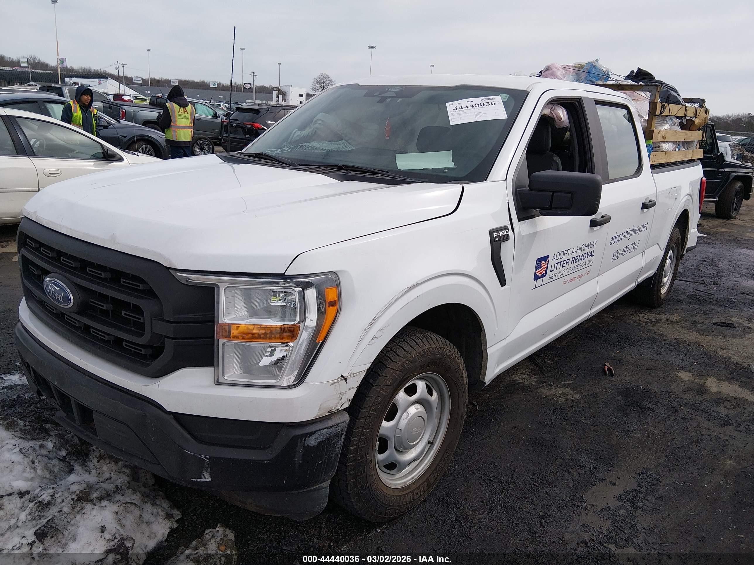 2022 Ford F-150 VIN 1FTEW1CP4NFB19726 IAAI salvage auction — Side, Salvage (Idaho), sold $3,500 on 2026-07-06 (photo 2)