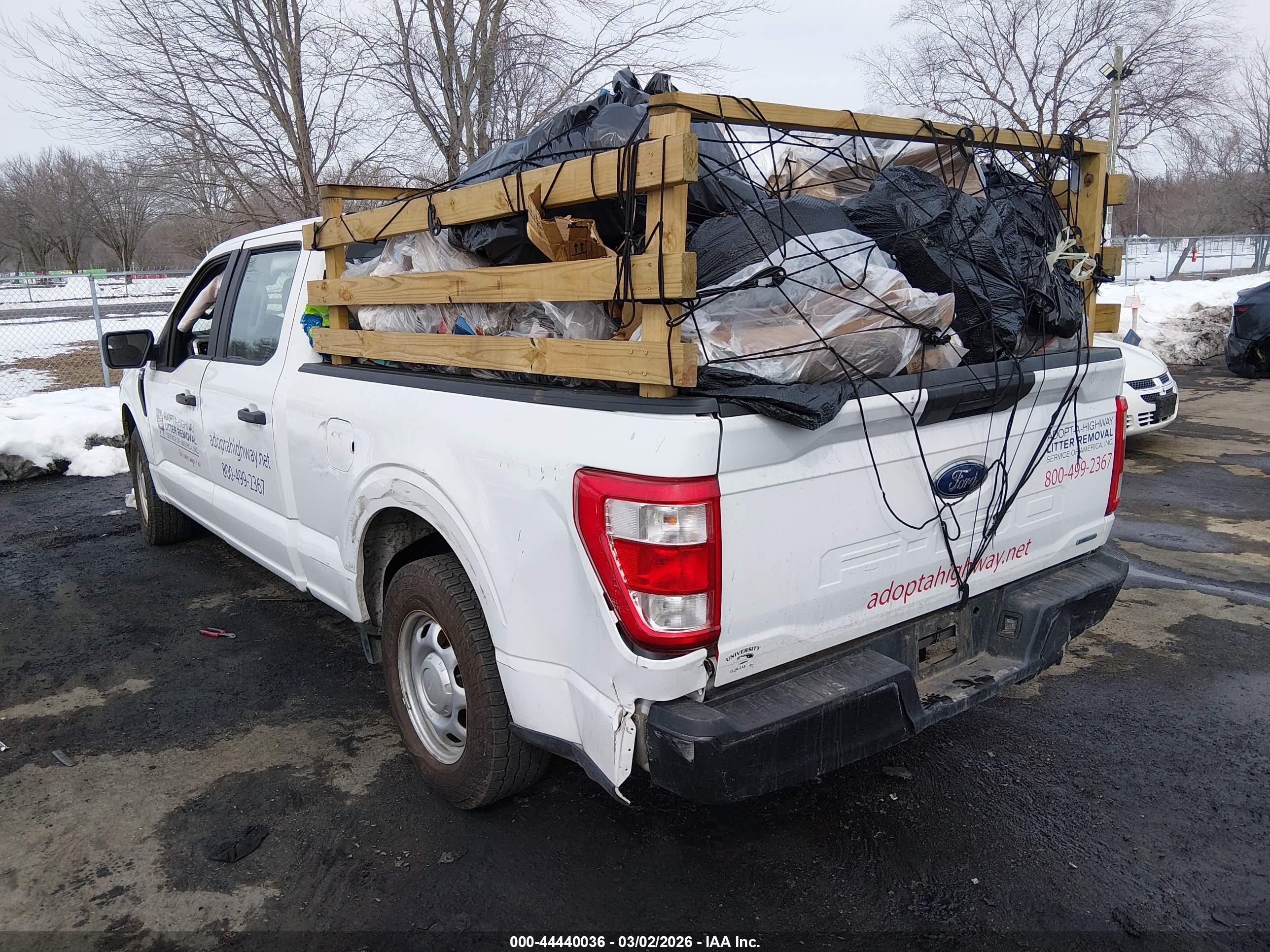 2022 Ford F-150 VIN 1FTEW1CP4NFB19726 IAAI salvage auction — Side, Salvage (Idaho), sold $3,500 on 2026-07-06 (photo 3)