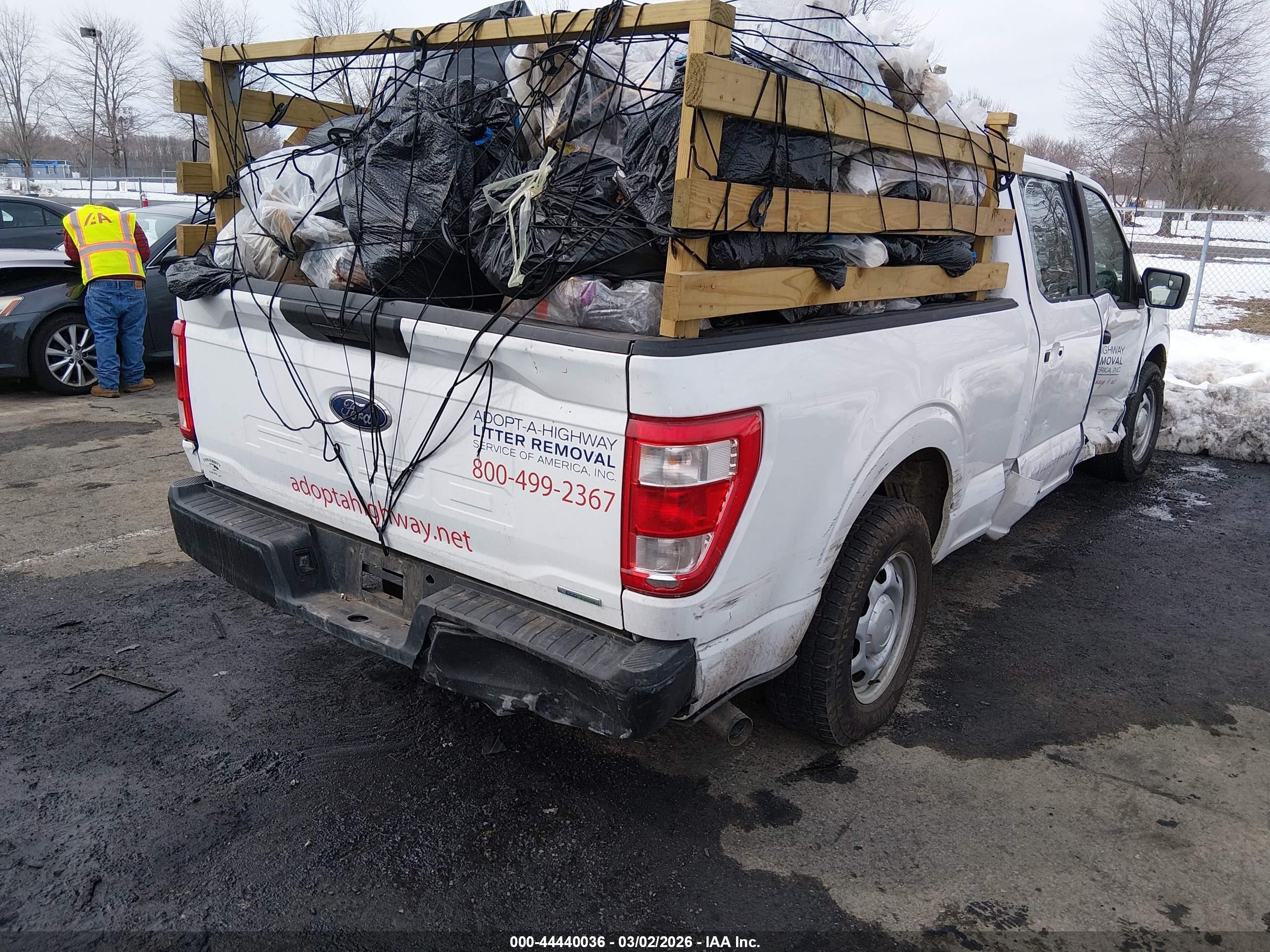 2022 Ford F-150 VIN 1FTEW1CP4NFB19726 IAAI salvage auction — Side, Salvage (Idaho), sold $3,500 on 2026-07-06 (photo 4)