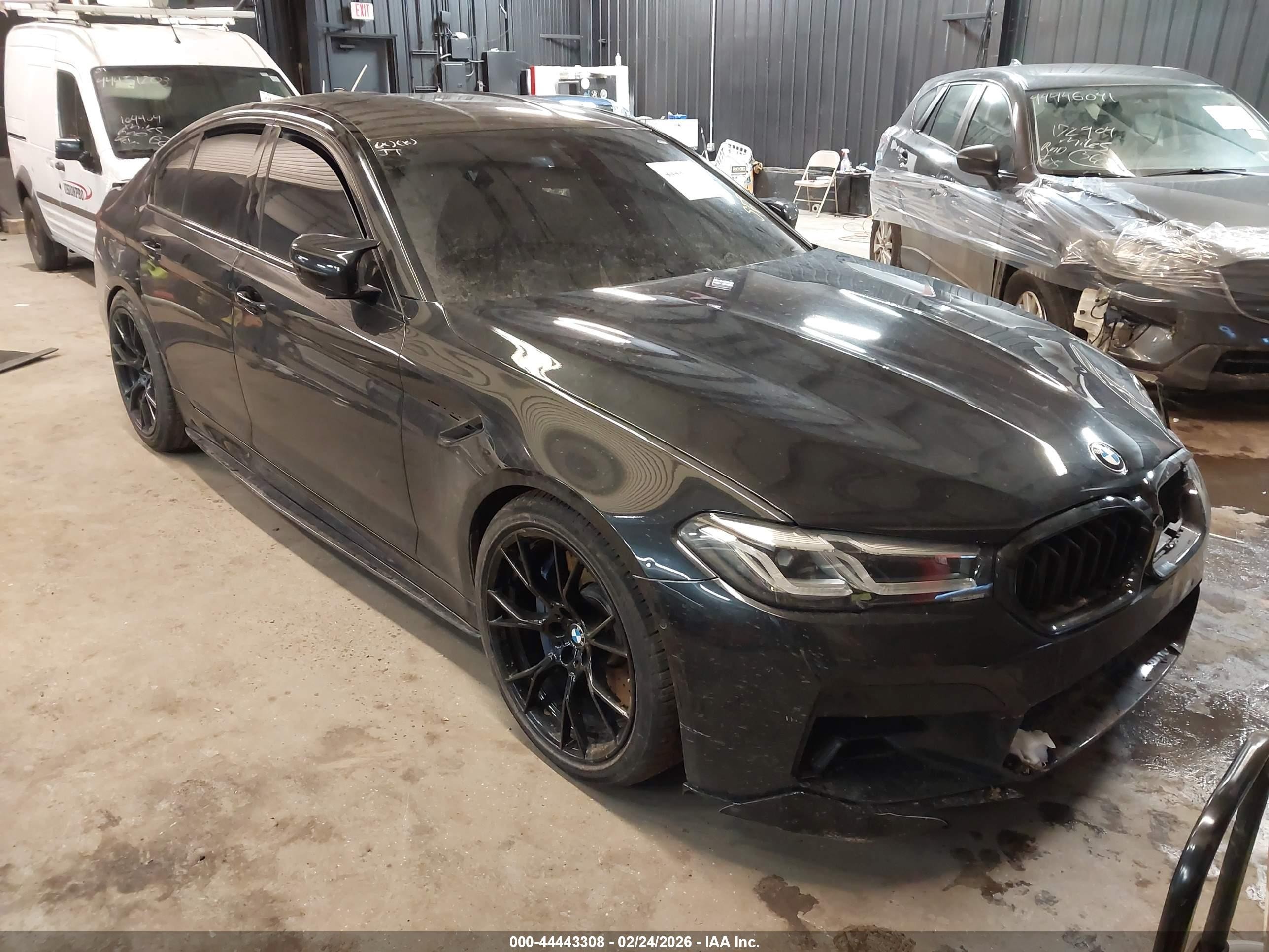 2021 BMW M5 VIN WBS83CH07MCF93405 — IAAI salvage auction photo