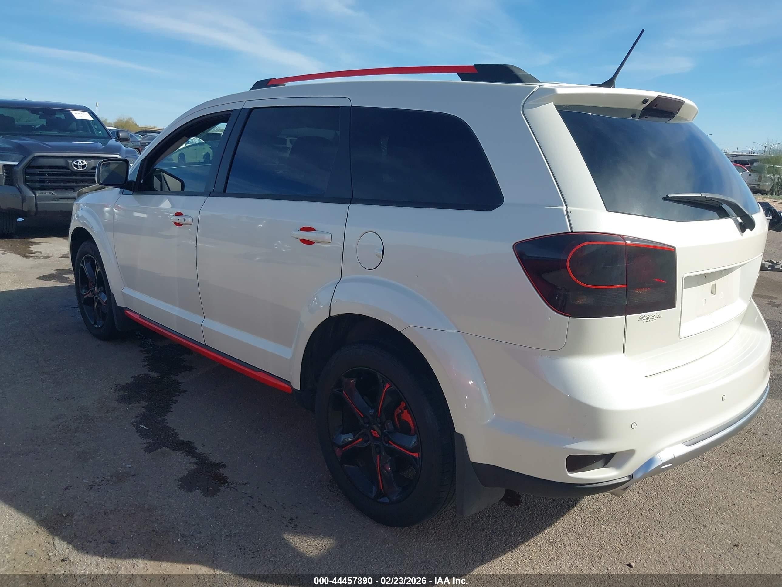2018 Dodge Journey VIN 3C4PDCGGXJT475943 IAAI salvage auction — Unknown, Salvage (Arizona), sold $1,525 on 2026-07-09 (photo 3)