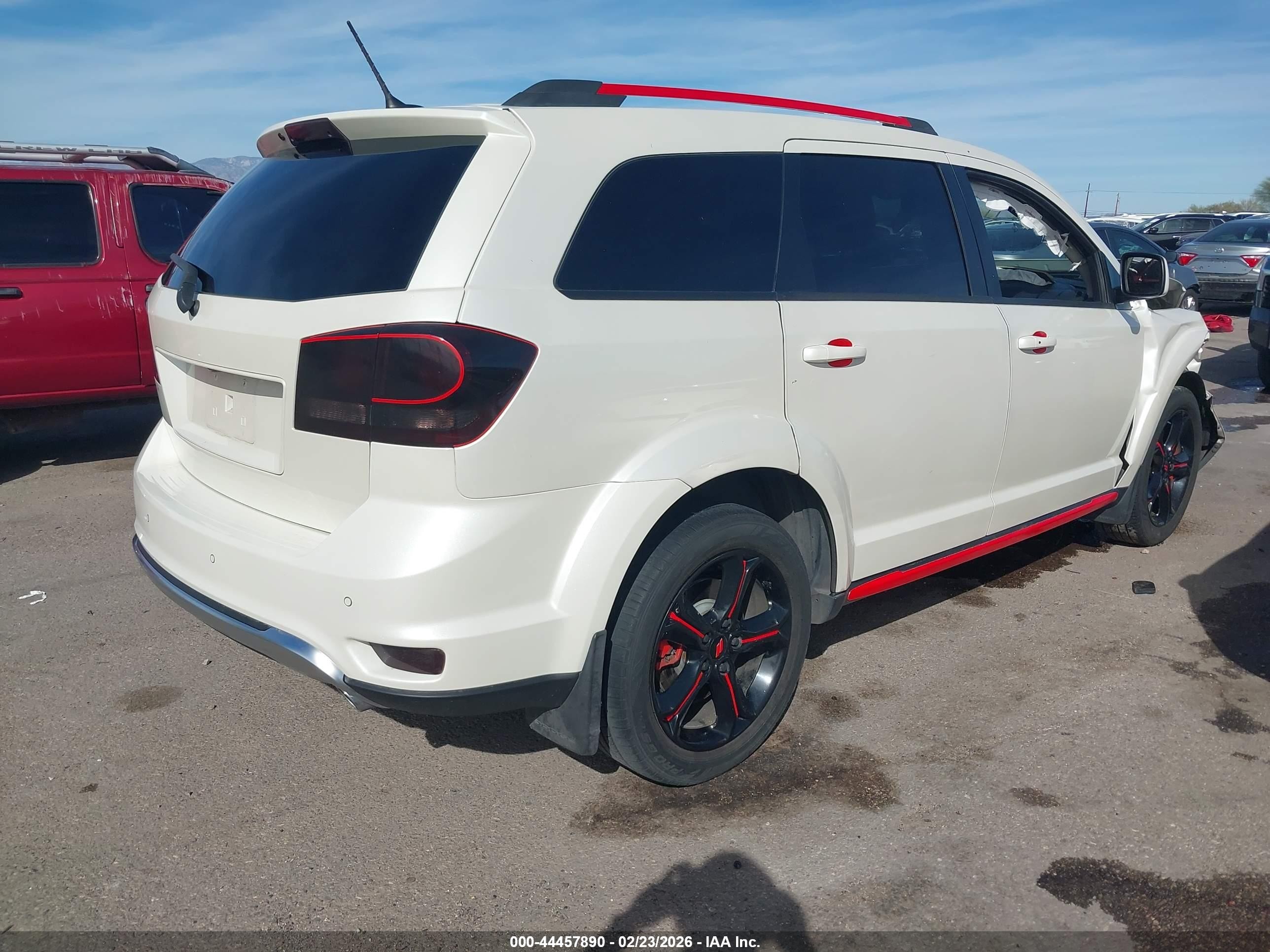 2018 Dodge Journey VIN 3C4PDCGGXJT475943 IAAI salvage auction — Unknown, Salvage (Arizona), sold $1,525 on 2026-07-09 (photo 4)