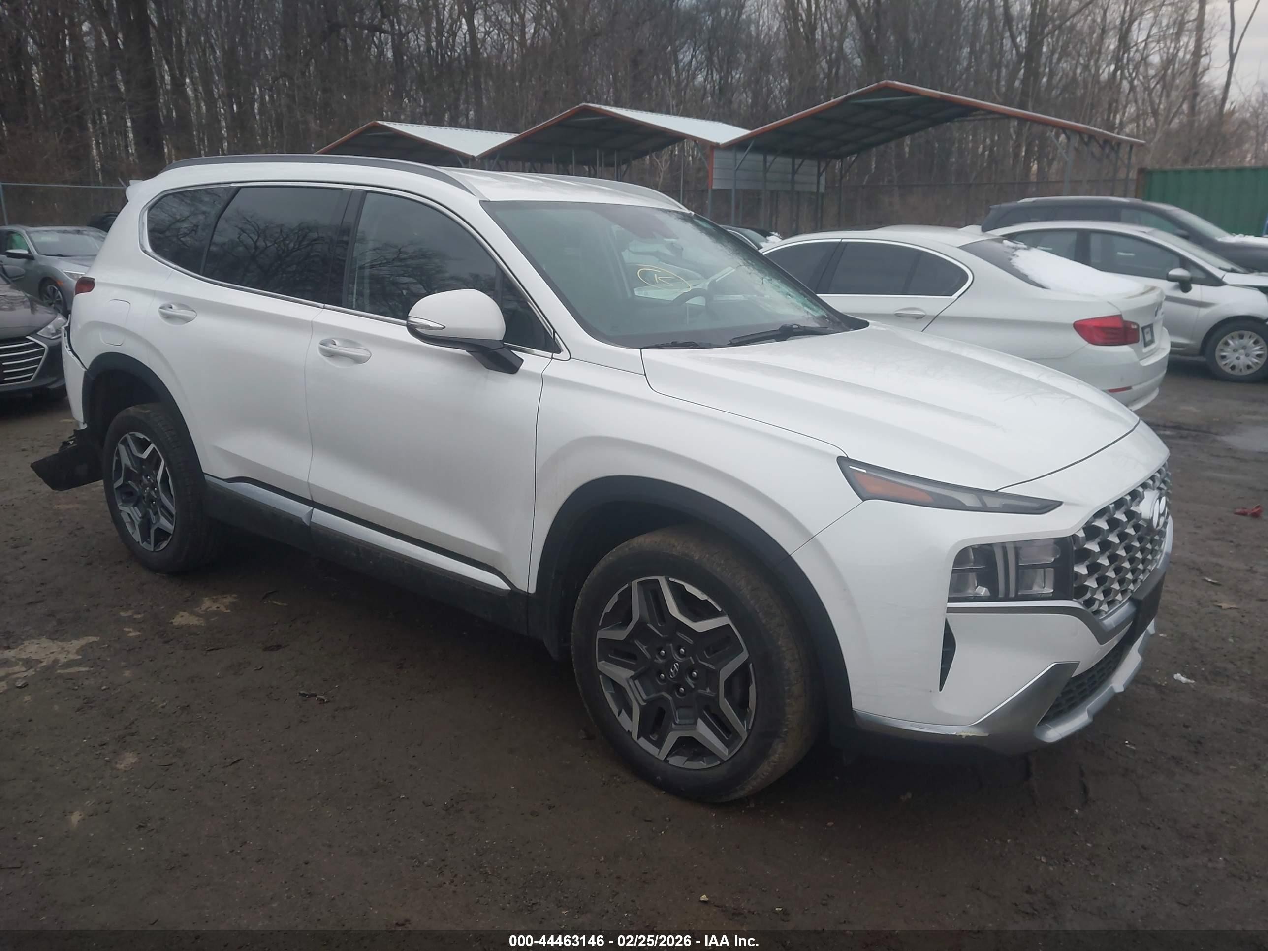 2022 Hyundai Santa Fe Hybrid VIN KM8S6DA25NU047793 — IAAI salvage auction photo