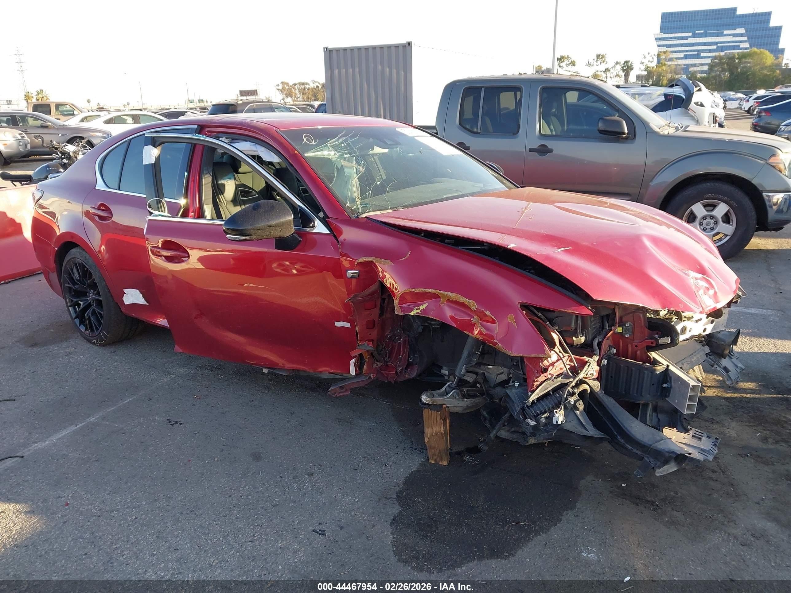 2020 Lexus GS VIN JTHBP1BL7LA003072 IAAI salvage auction — Front End, Salvage (Colorado), sold $3,050 on 2026-07-09 (photo 1)