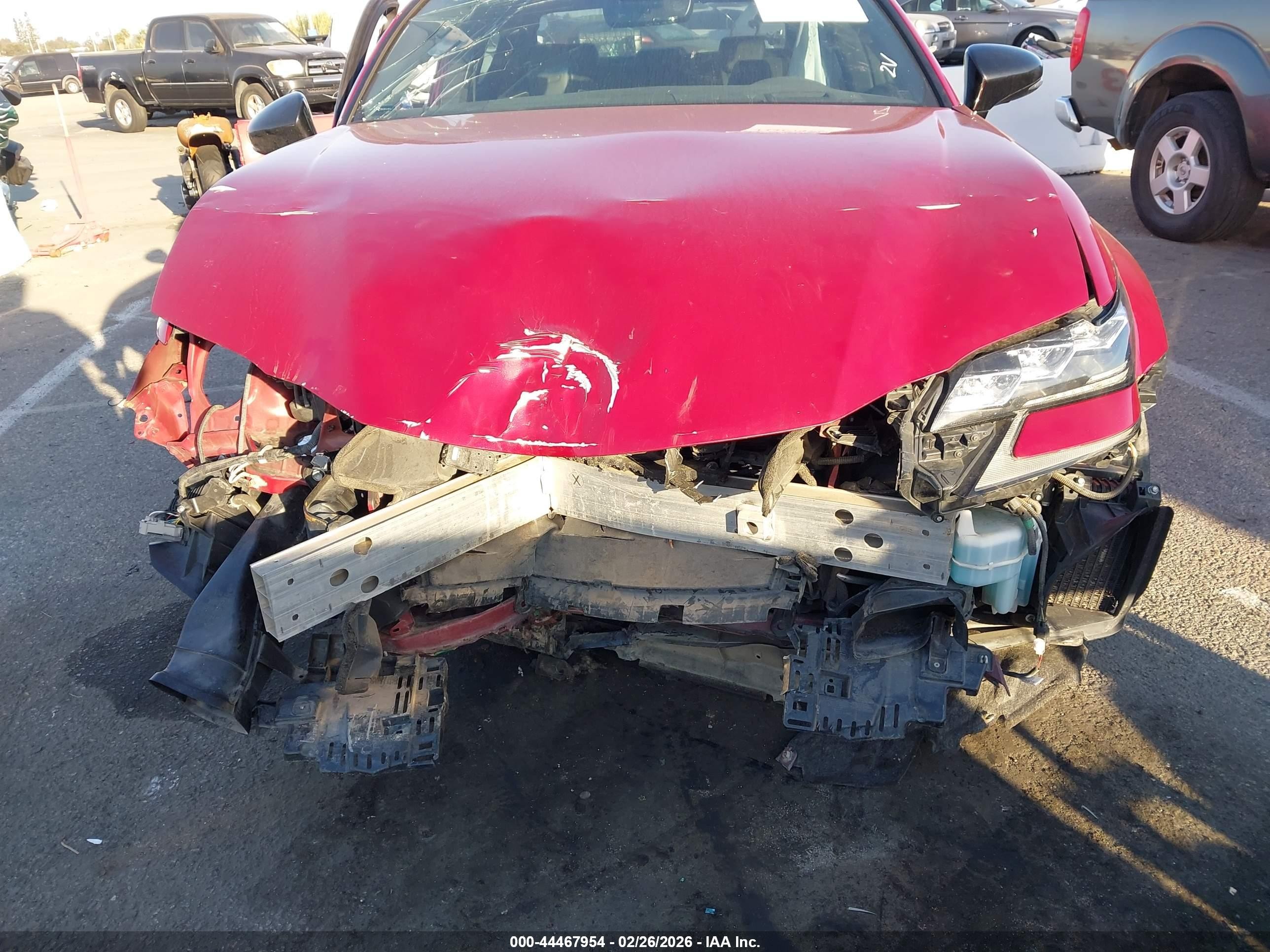 2020 Lexus Gs-f VIN JTHBP1BL7LA003072 IAAI salvage auction — Front End, Salvage (Colorado), sold $3,050 on 2026-07-09 (photo 6)