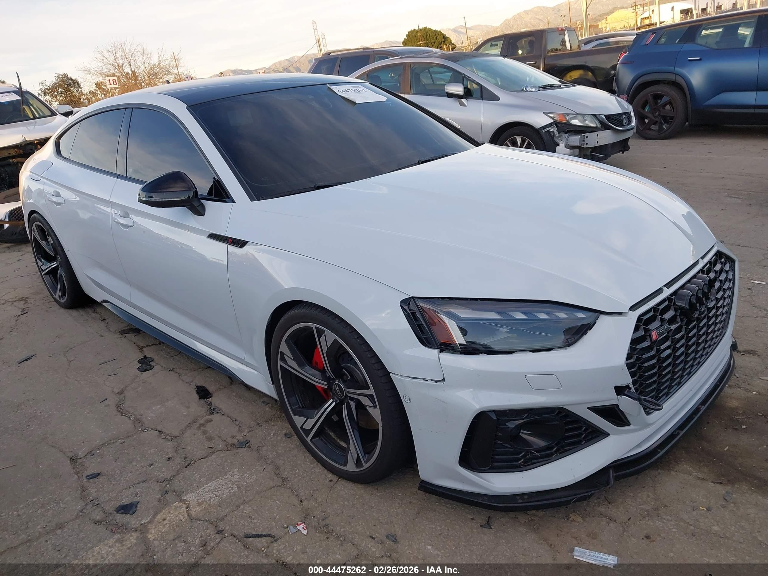2023 Audi RS5 Sportback VIN WUAAWCF57PA903650 — IAAI salvage auction photo