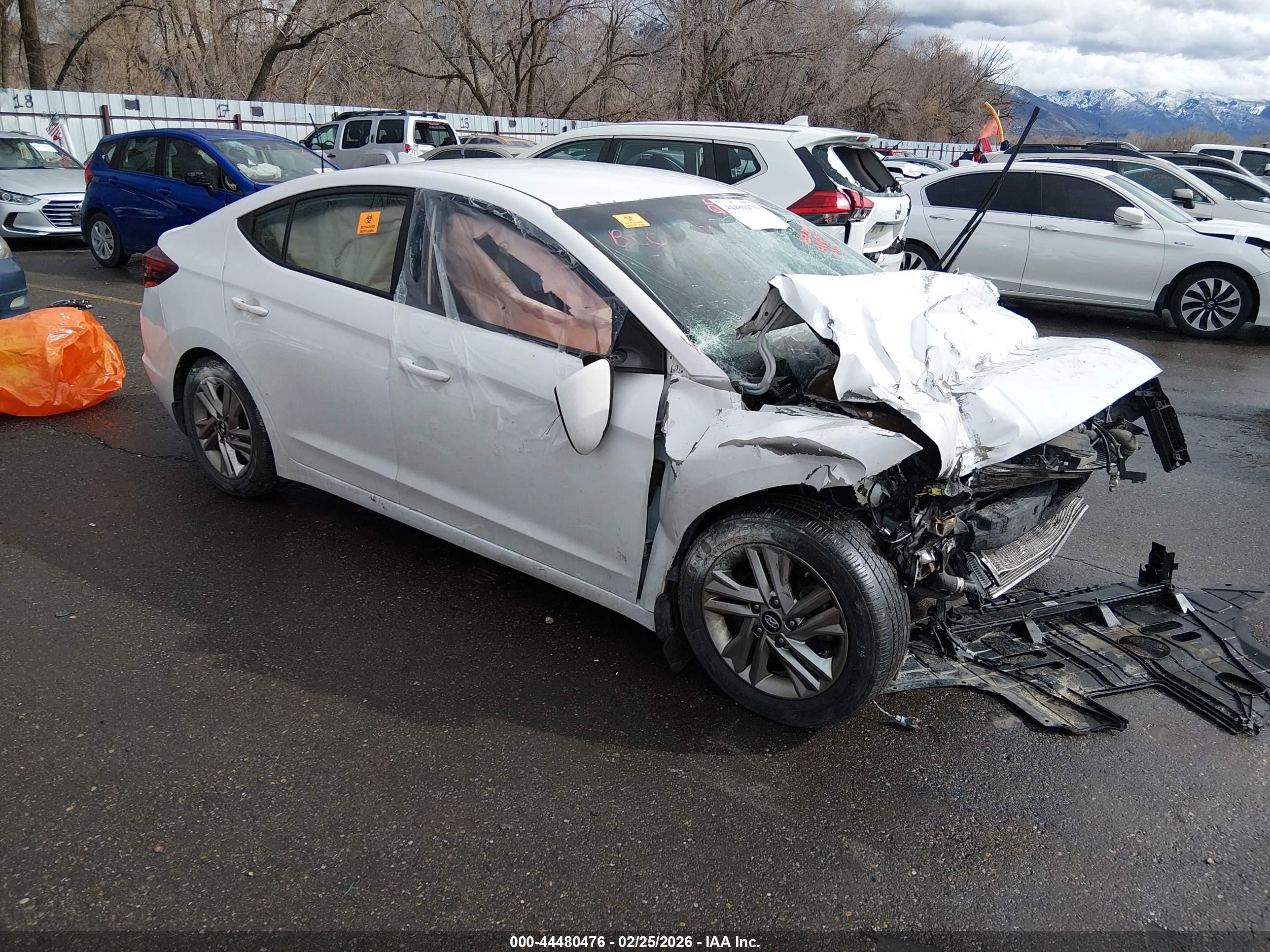 2020 Hyundai Elantra VIN 5NPD84LF0LH501897 IAAI salvage auction — Biohazard/Chemical, Non-Repairable (Utah), sold $275 on 2026-07-09 (photo 1)