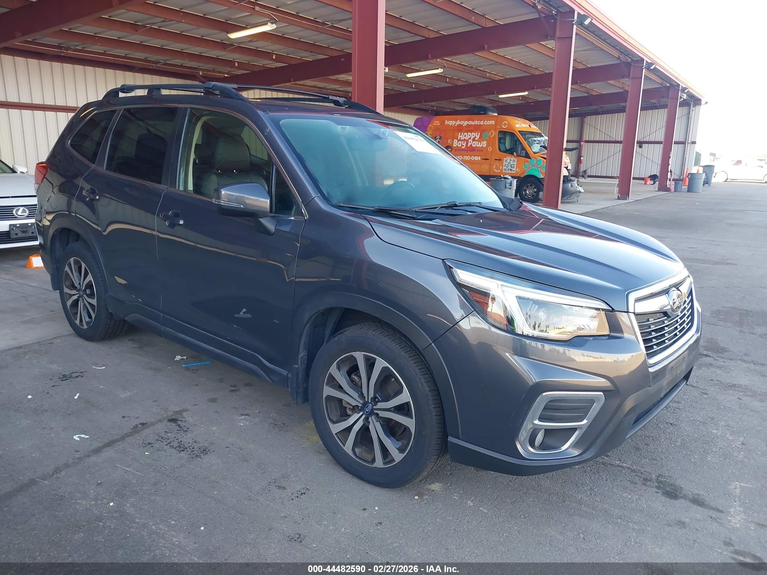 2021 Subaru Forester VIN JF2SKAUC0MH570621 IAAI salvage auction — Front End, Clear (California), sold $13,750 on 2026-07-07 (photo 1)