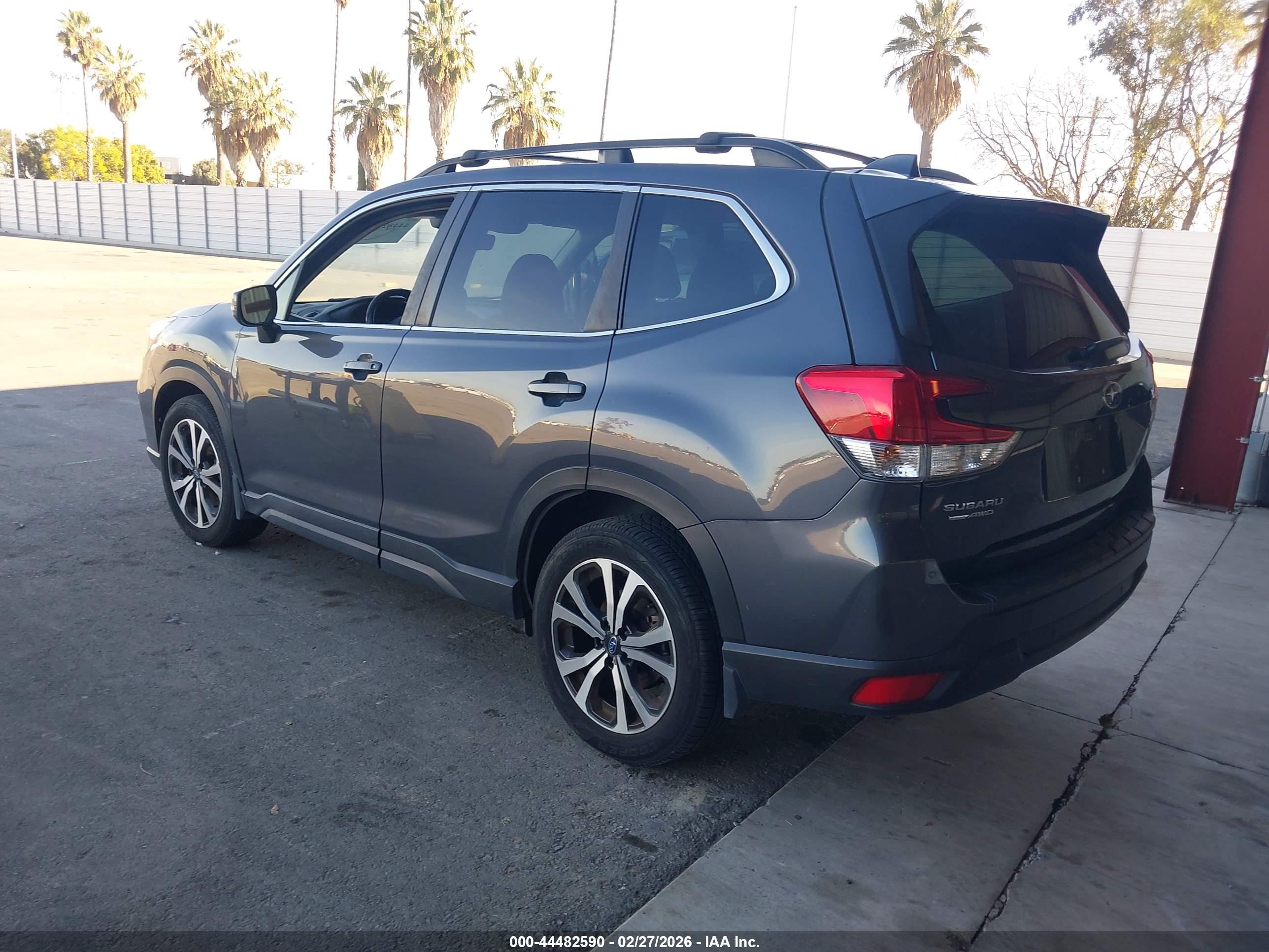 2021 Subaru Forester VIN JF2SKAUC0MH570621 IAAI salvage auction — Front End, Clear (California), sold $13,750 on 2026-07-07 (photo 3)