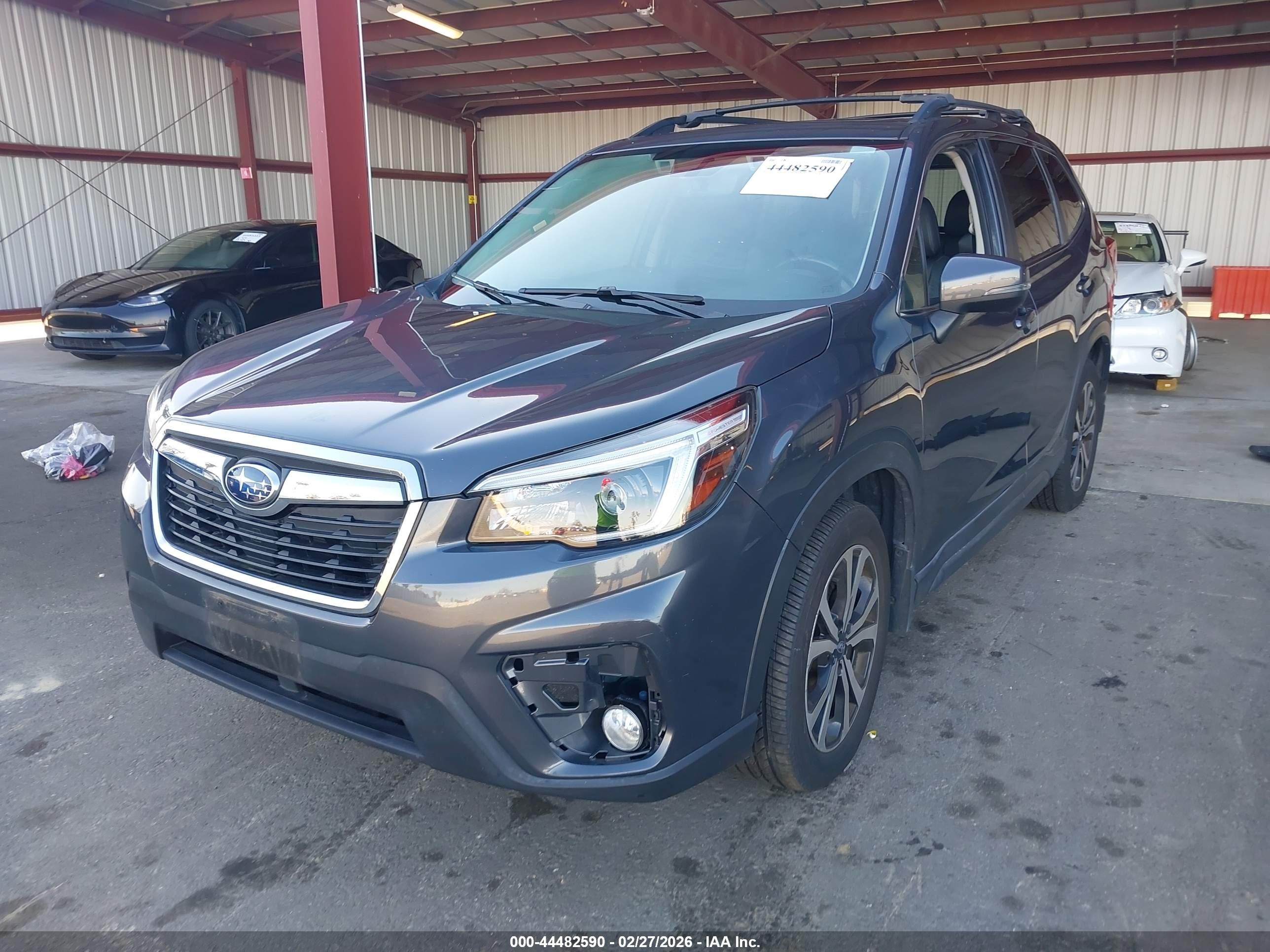 2021 Subaru Forester VIN JF2SKAUC0MH570621 IAAI salvage auction — Front End, Clear (California), sold $13,750 on 2026-07-07 (photo 6)