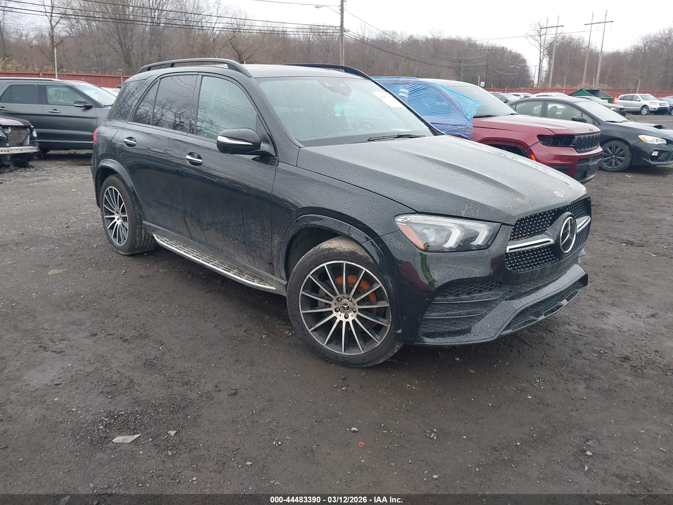 2022 Mercedes-Benz GLE-Class VIN 4JGFB4KB5NA829914 IAAI salvage auction — Side, Salvage (Idaho), sold $25,500 on 2026-09-12 (photo 1)