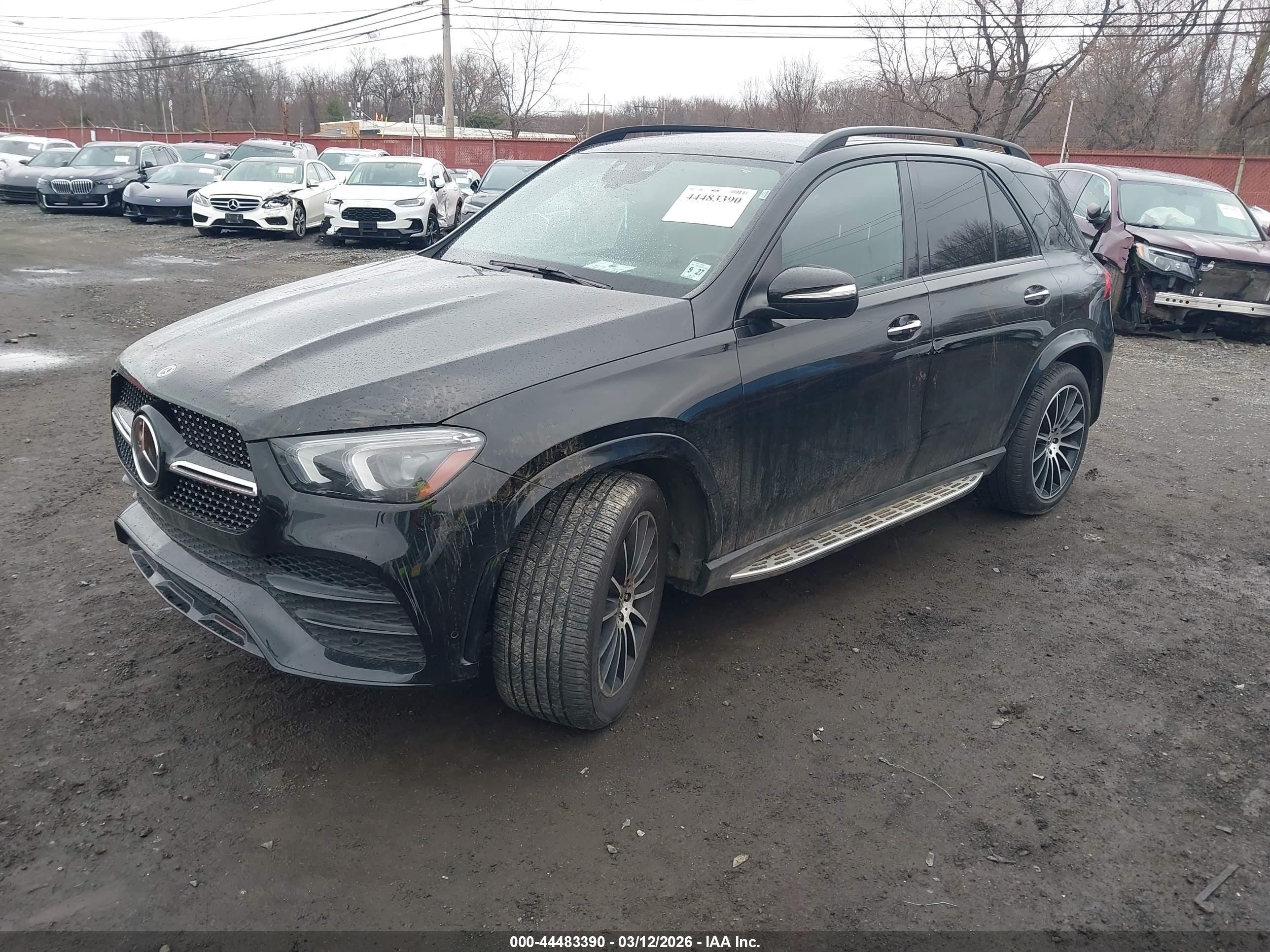 2022 Mercedes-Benz GLE-Class VIN 4JGFB4KB5NA829914 IAAI salvage auction — Side, Salvage (Idaho), sold $25,500 on 2026-09-12 (photo 2)