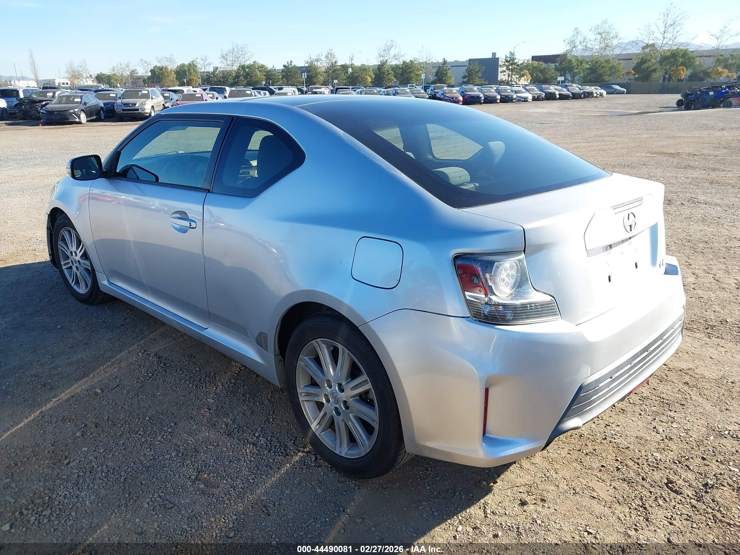 2014 Scion tC VIN JTKJF5C74E3086453 IAAI salvage auction — Rear End, Salvage (California), sold $1,550 on 2026-09-14 (photo 3)