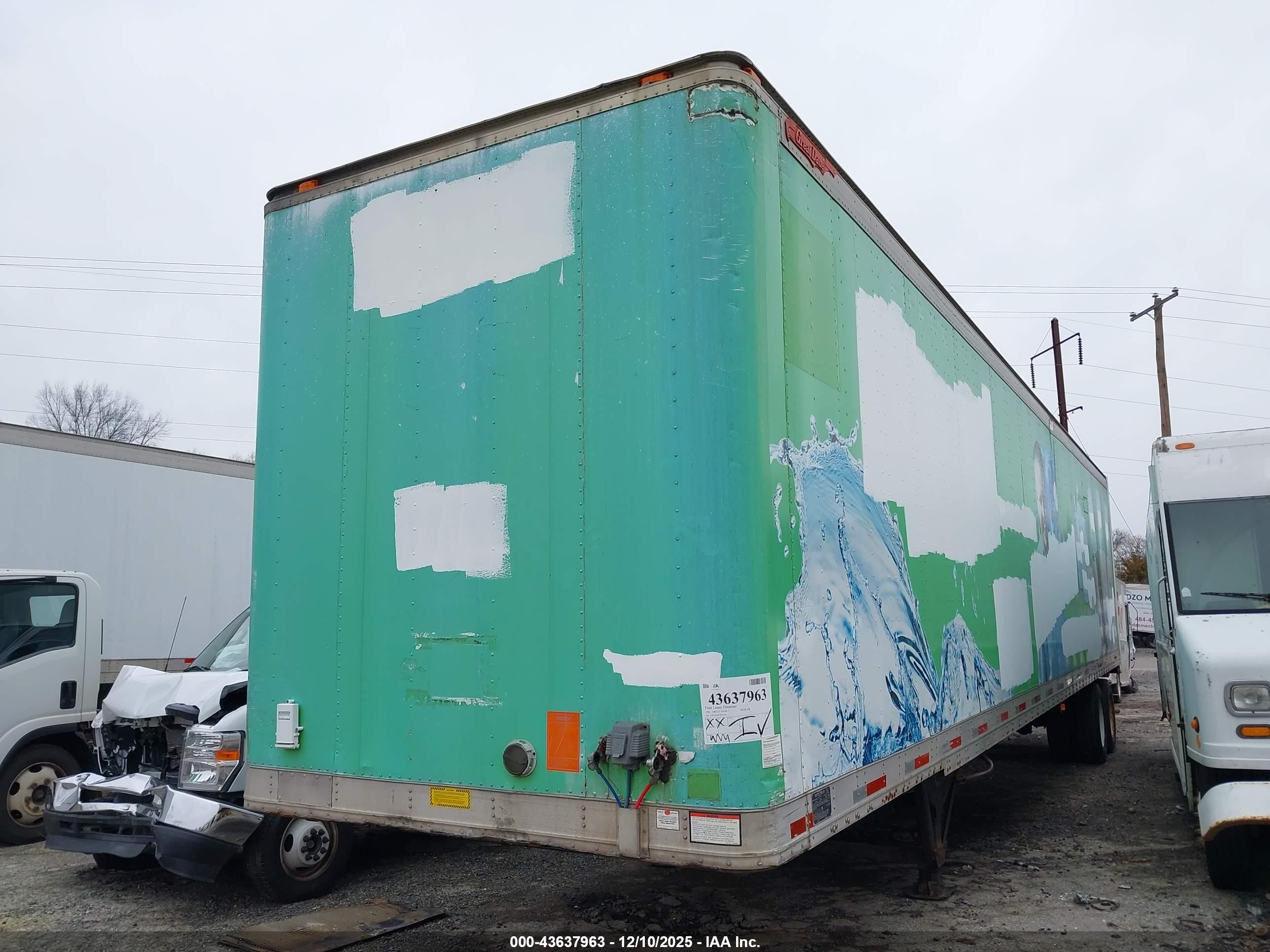 1996 Great Dane Trailers Unknown VIN 1GRAA9628TB213209 IAAI salvage auction — Normal Wear, Clear (Pennsylvania), sold $25 on 2026-09-11 (photo 2)
