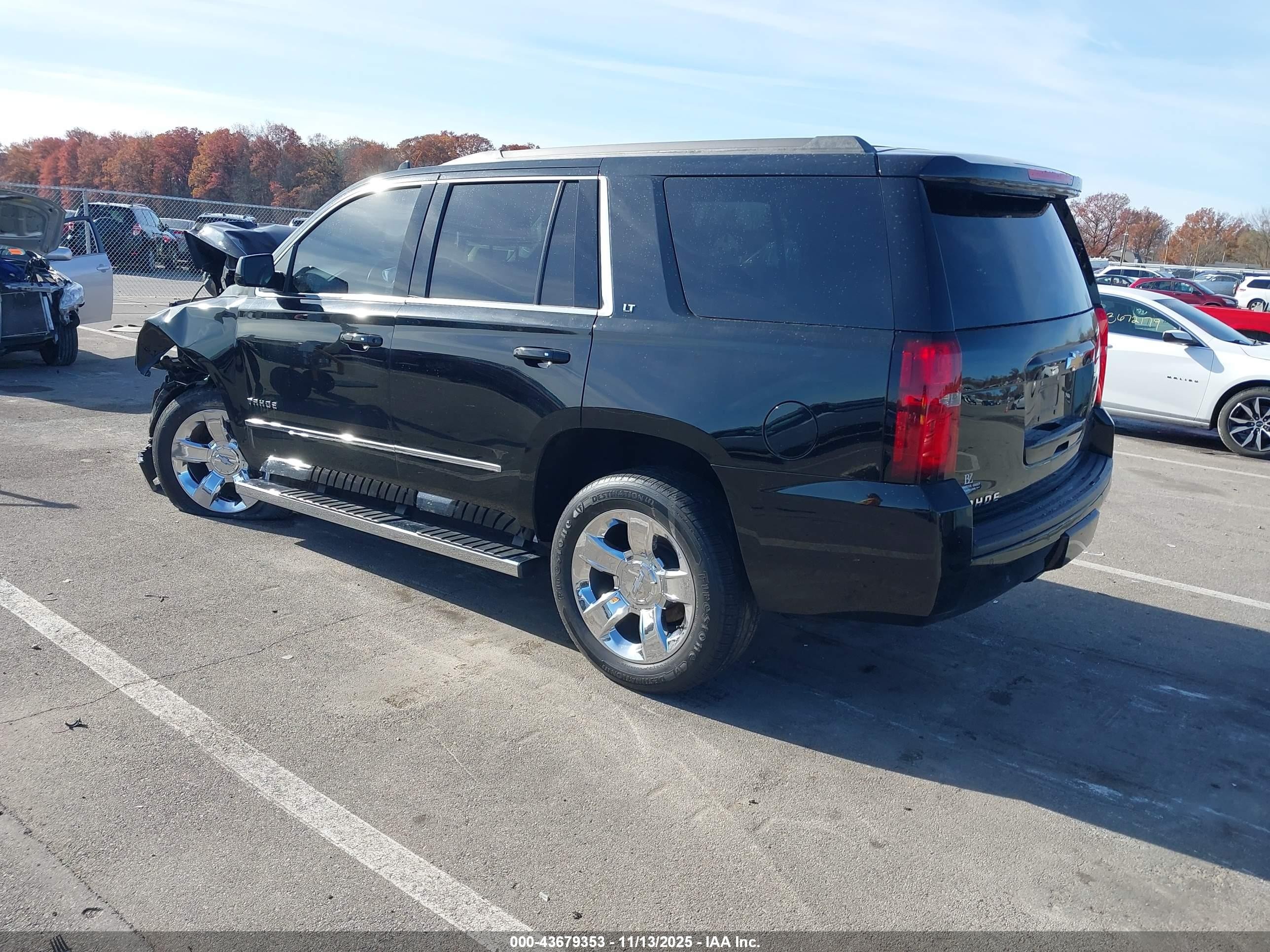 2019 Chevrolet Tahoe VIN 1GNSKBKC3KR222222 IAAI salvage auction — Front End, Salvage (Indiana), sold $4,150 on 2026-07-12 (photo 3)
