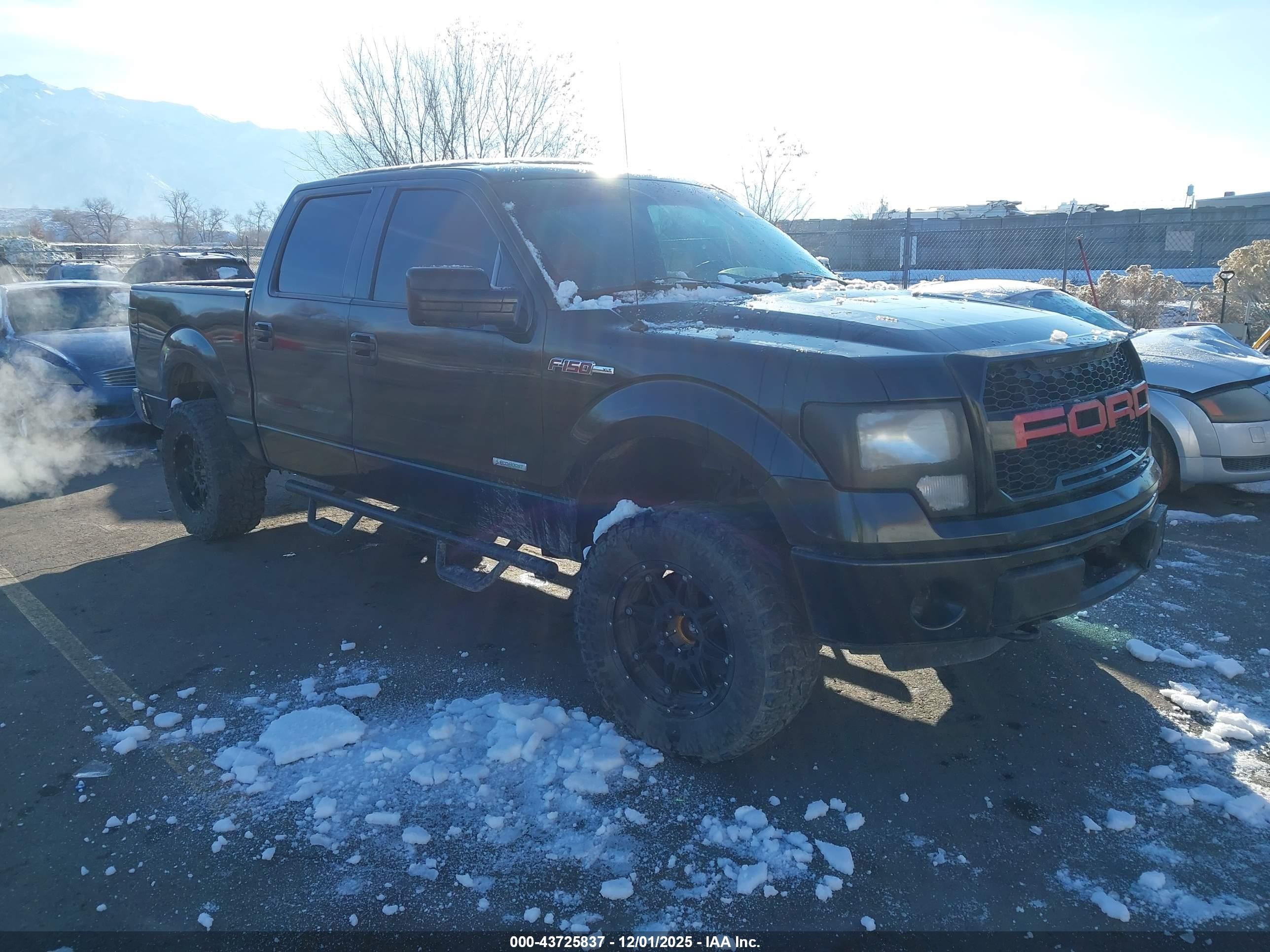 2013 Ford F-150 VIN 1FTFW1ET9DKD10367 IAAI salvage auction — Front & Rear, Salvage (Utah), sold $7,200 on 2023-08-29 (photo 1)