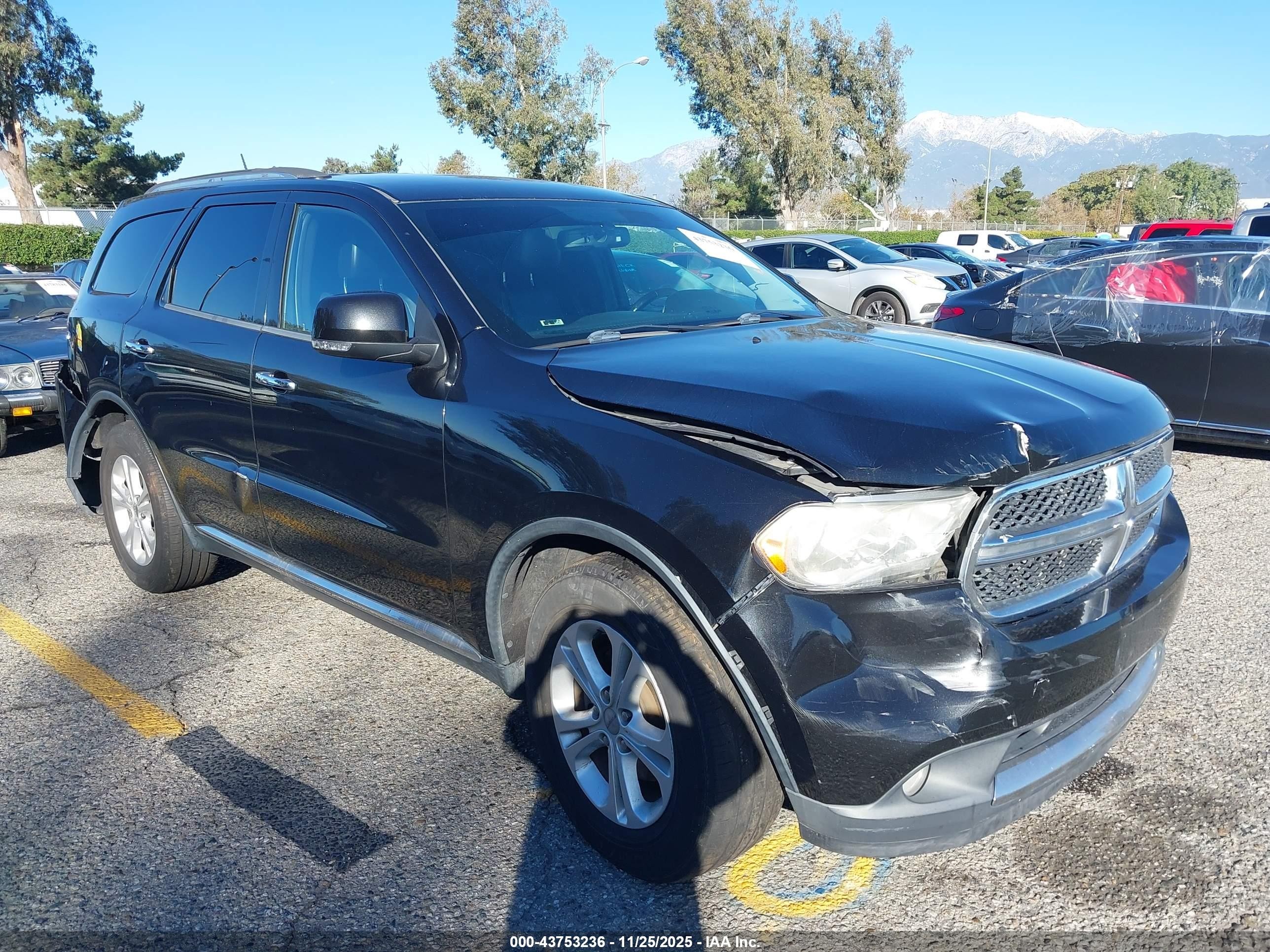 2013 Dodge Durango VIN 1C4RDHDG2DC664290 — IAAI salvage auction photo