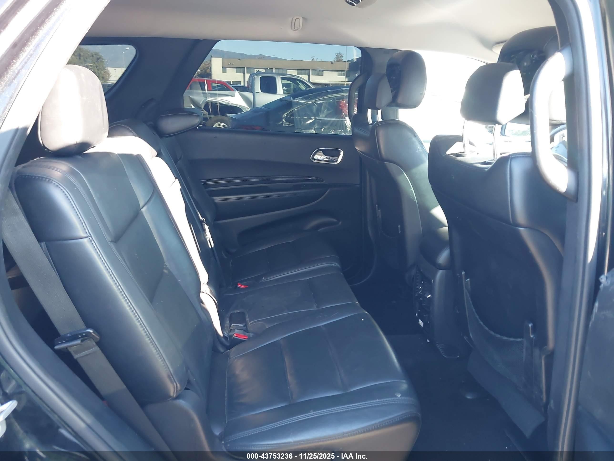 2013 Dodge Durango VIN 1C4RDHDG2DC664290 IAAI salvage auction — Front & Rear, Salvage (California), sold $1,300 on 2026-07-07 (photo 8)