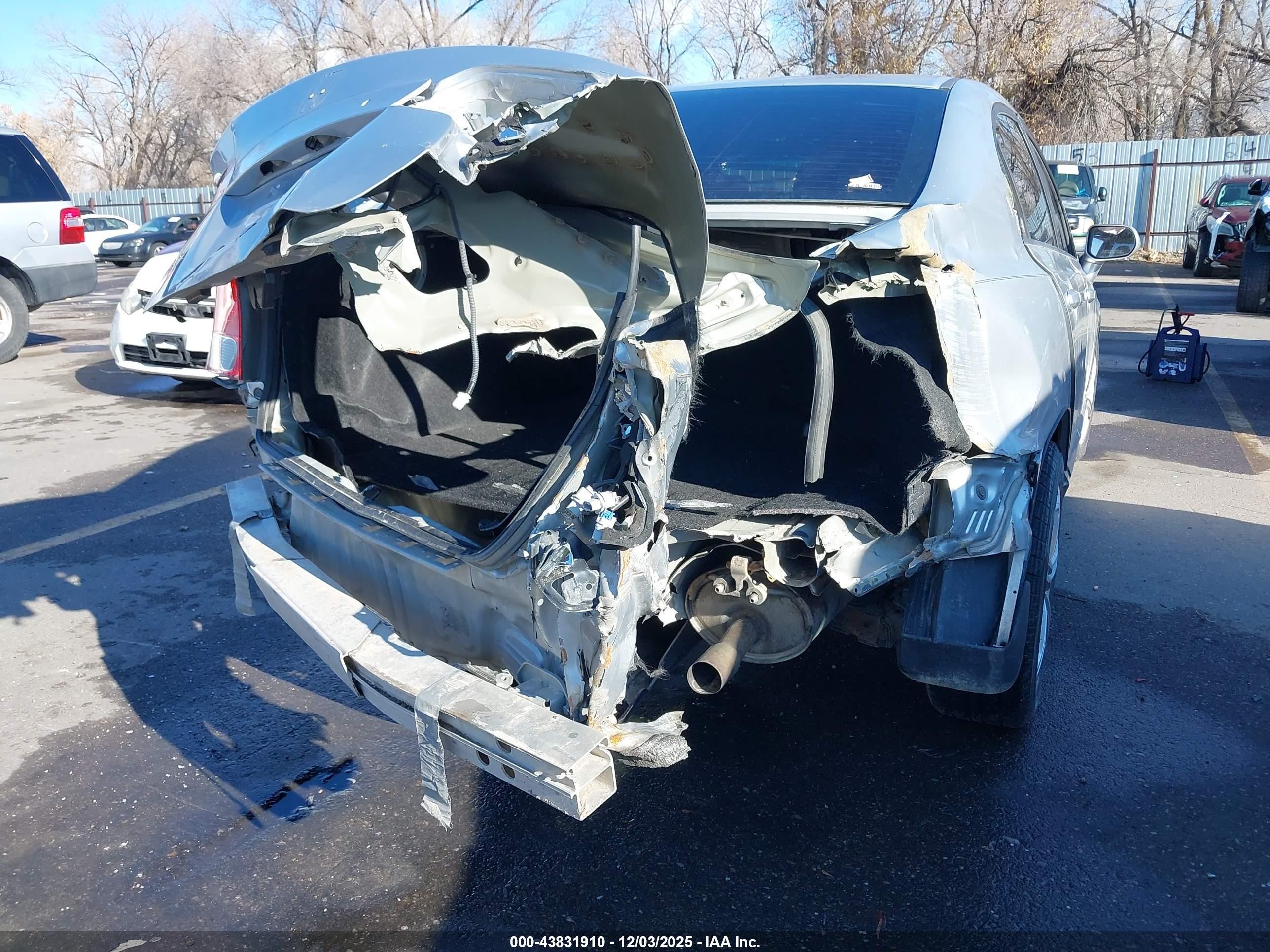 2008 Honda Civic VIN 1HGFA15578L063674 IAAI salvage auction — Rear End, Salvage (Idaho), sold $275 on 2026-07-09 (photo 6)