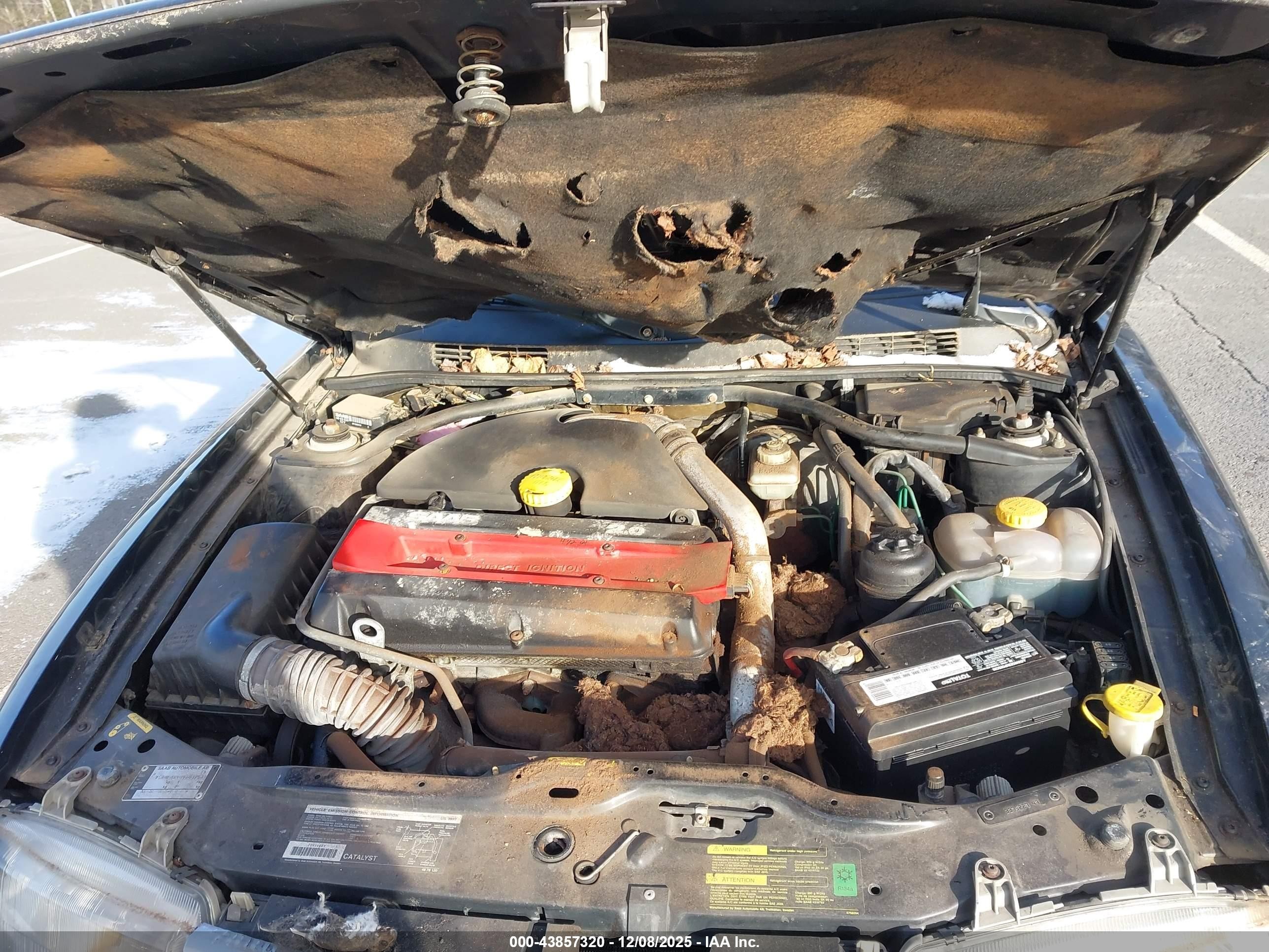 1997 Saab 900 VIN YS3DF35N0V2037432 IAAI salvage auction — Normal Wear, Salvage (Idaho), sold $475 on 2026-04-23 (photo 6)