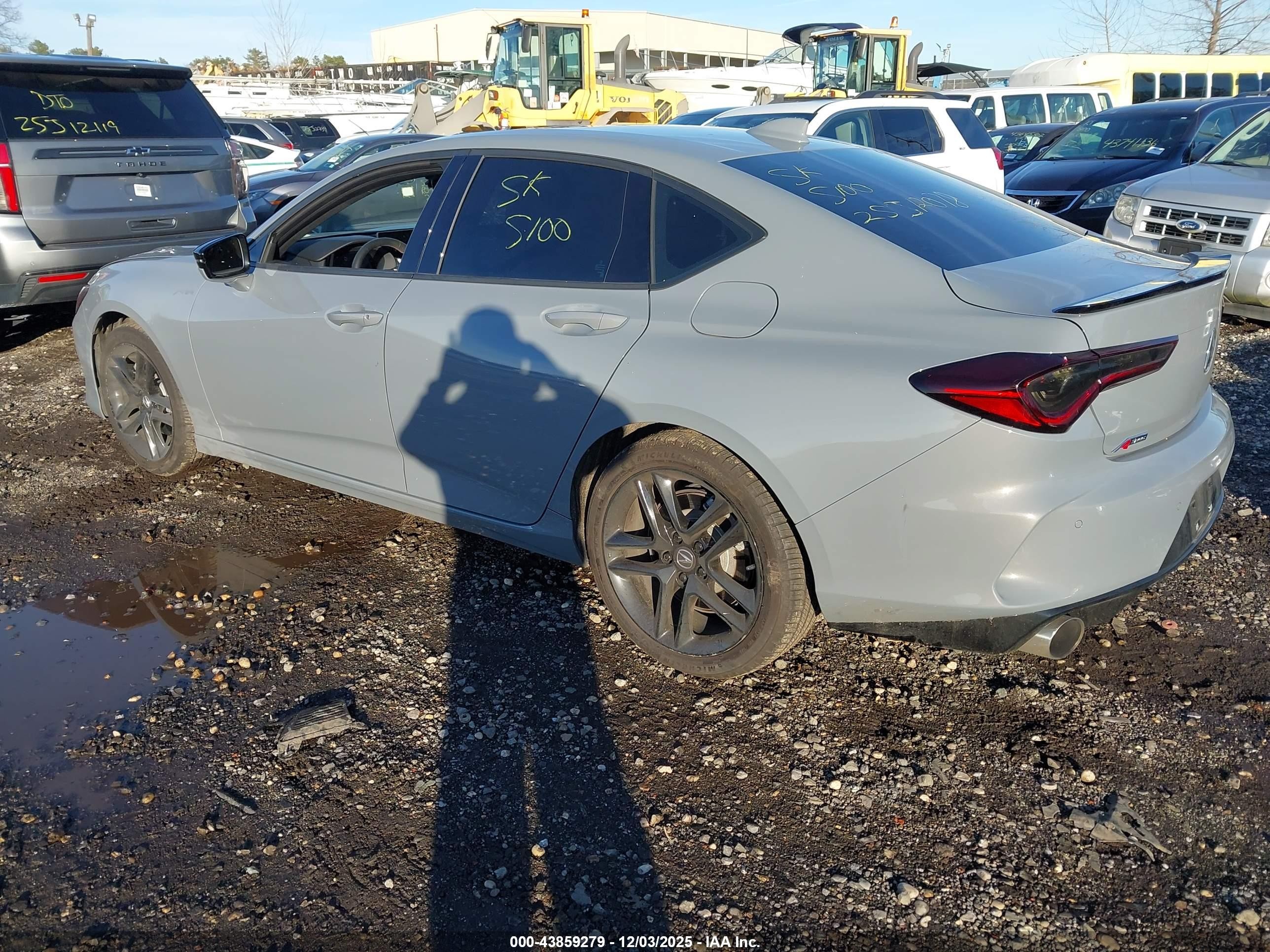 2024 Acura Tlx VIN 19UUB6F54RA001968 IAAI salvage auction — Theft, Salvage (Pennsylvania), sold $17,000 on 2026-08-18 (photo 3)