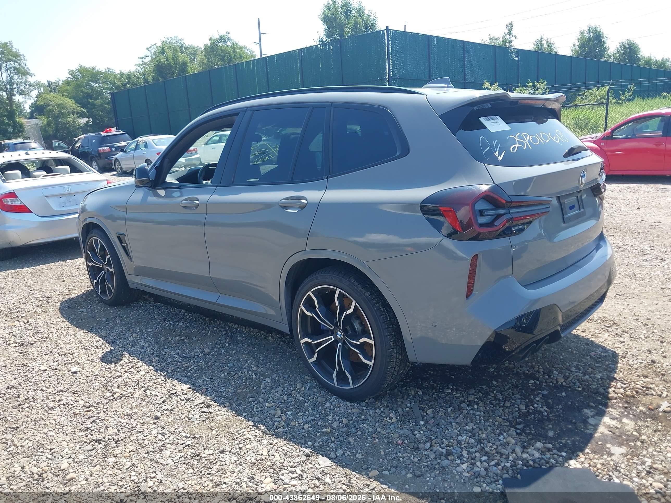 2024 BMW X3 M VIN 5YM13EC05R9W06432 IAAI salvage auction — Front End, Salvage (Connecticut), sold $29,150 on 2026-10-12 (photo 3)