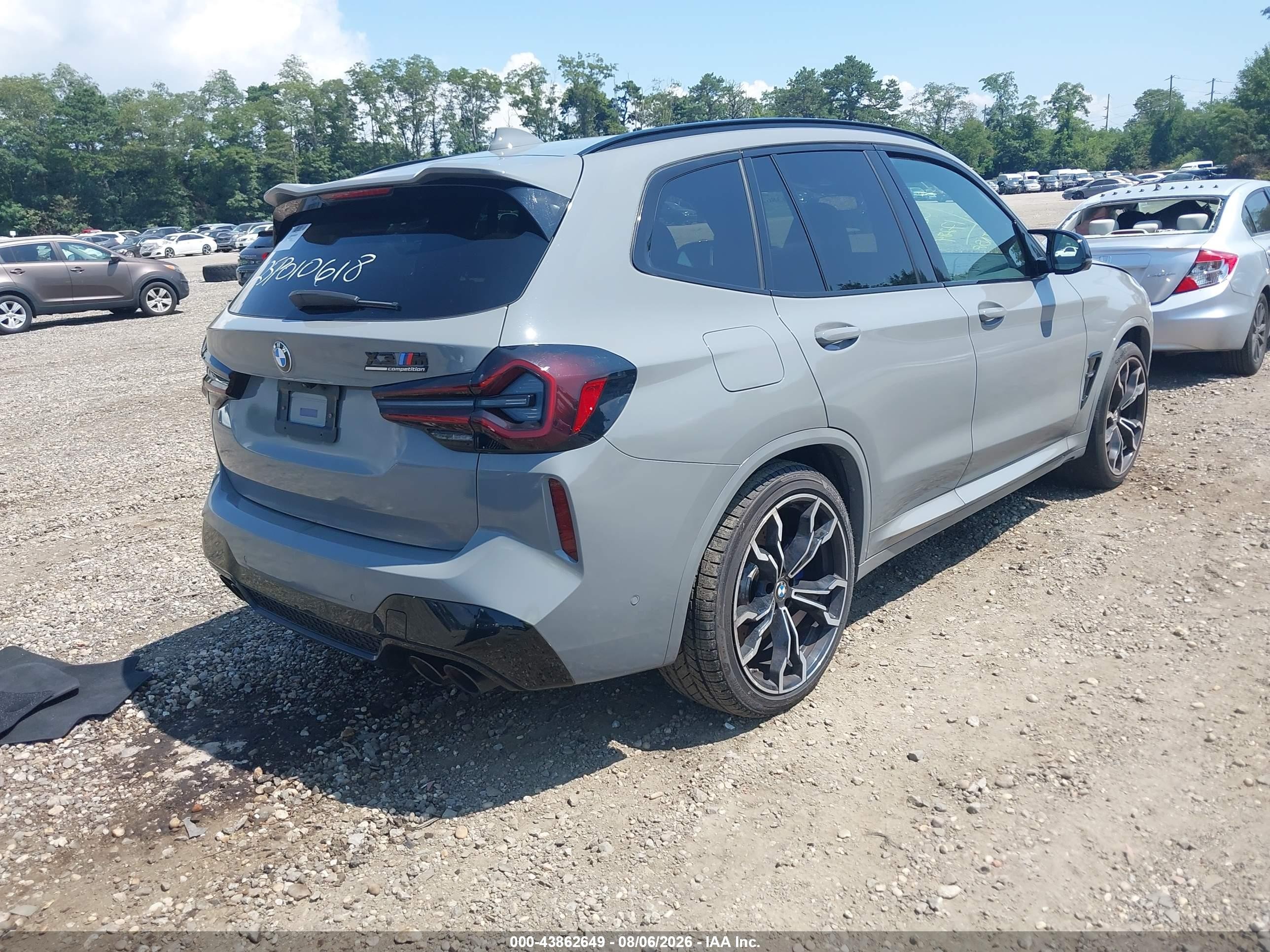 2024 BMW X3 M VIN 5YM13EC05R9W06432 IAAI salvage auction — Front End, Salvage (Connecticut), sold $29,150 on 2026-10-12 (photo 4)