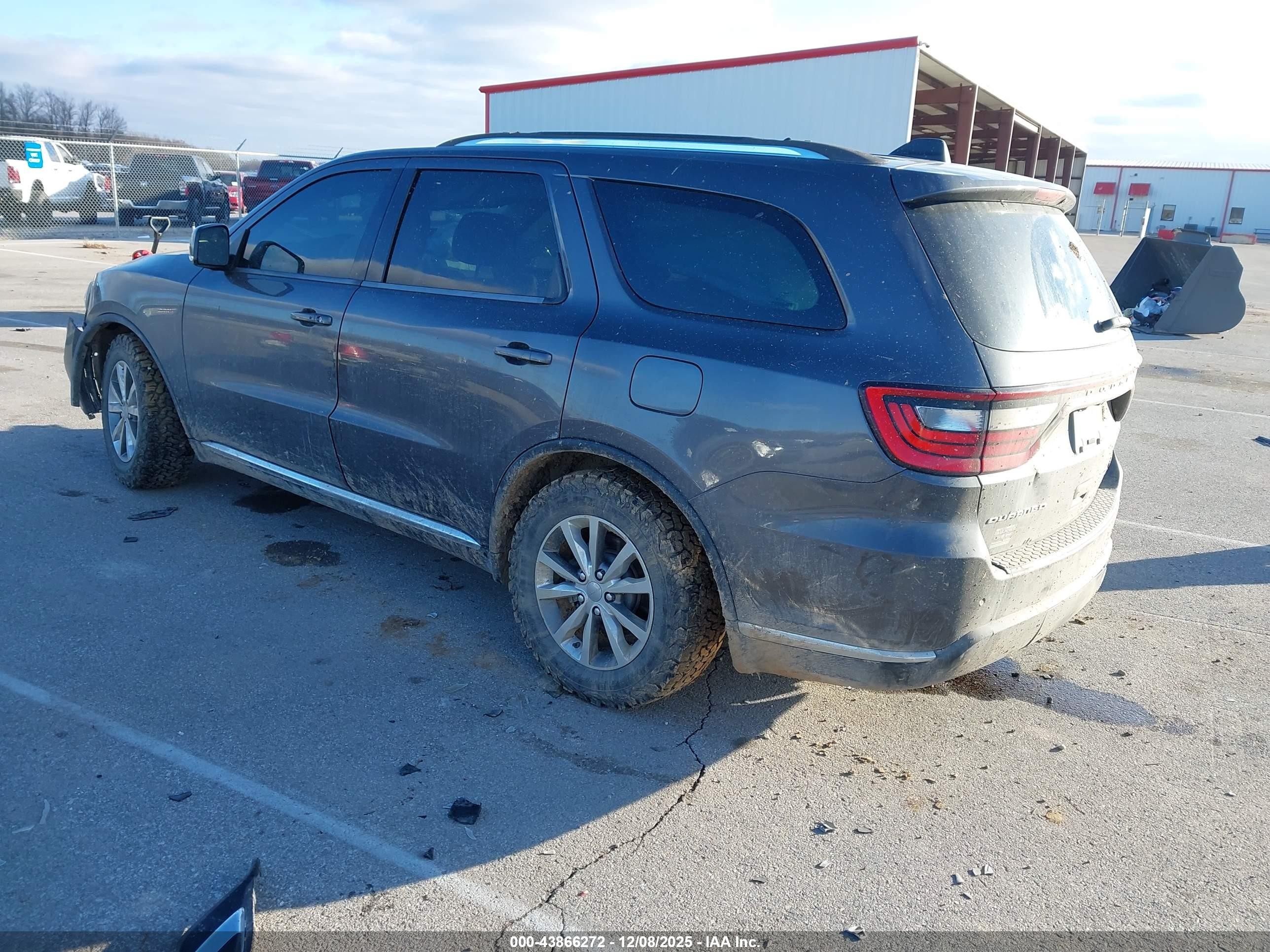 2015 Dodge Durango VIN 1C4RDHDG2FC200628 IAAI salvage auction — Front End, Salvage (Indiana), sold $325 on 2026-09-03 (photo 3)