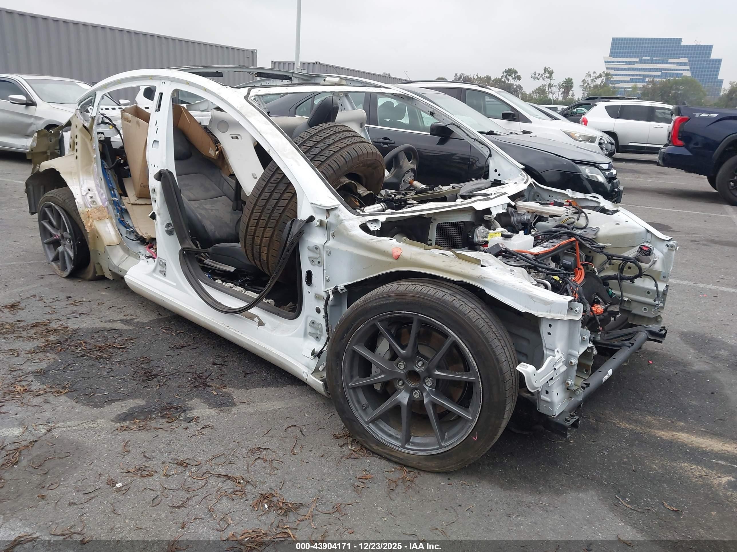 2023 Tesla Model 3 VIN 5YJ3E1EA8PF421580 IAAI salvage auction — All Over, Non-Repairable (California), sold $200 on 2026-07-09 (photo 1)
