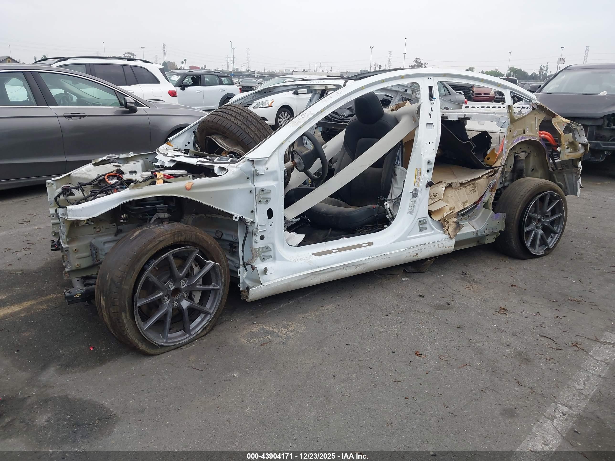 2023 Tesla Model 3 VIN 5YJ3E1EA8PF421580 IAAI salvage auction — All Over, Non-Repairable (California), sold $200 on 2026-07-09 (photo 2)