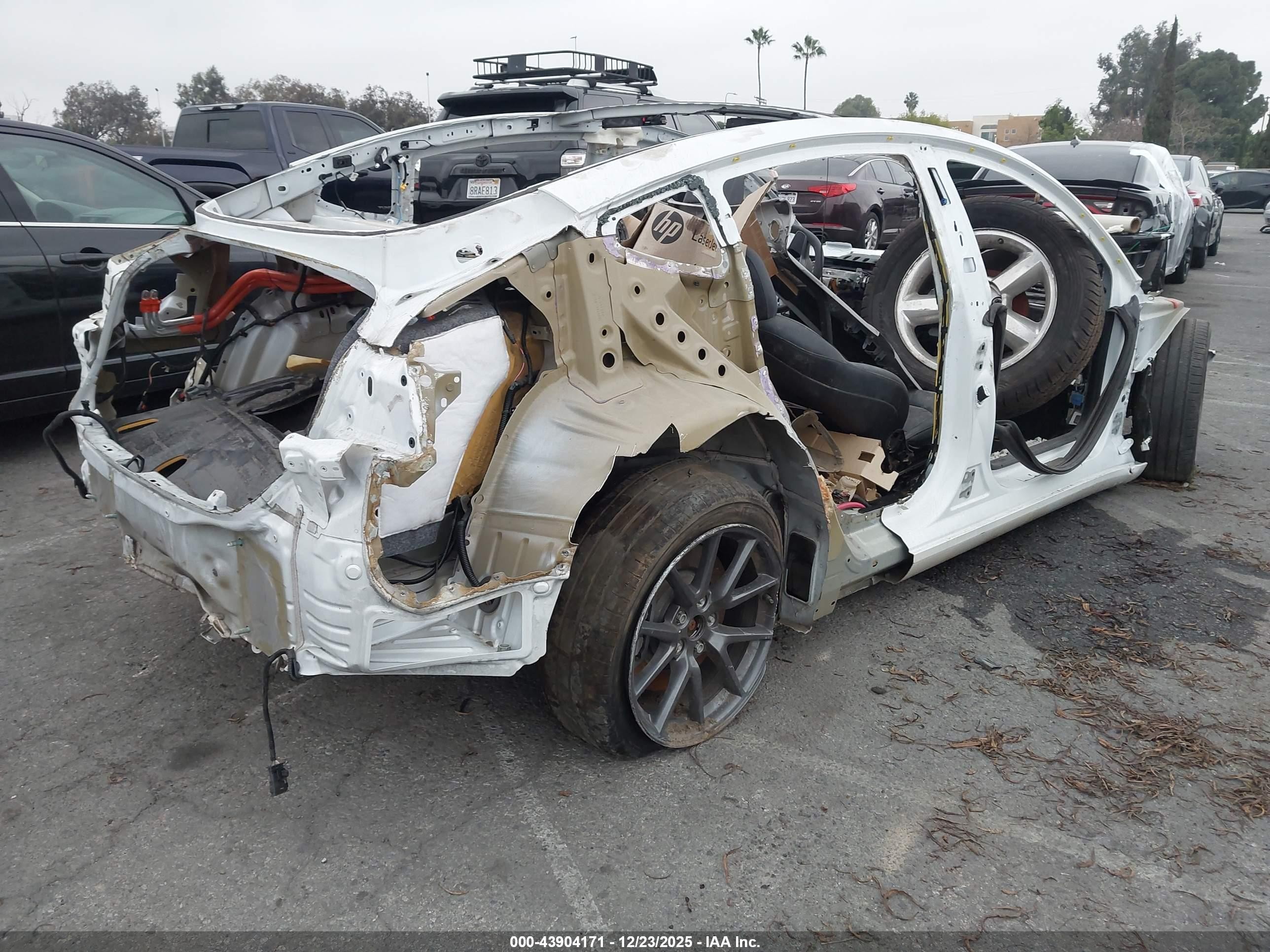2023 Tesla Model 3 VIN 5YJ3E1EA8PF421580 IAAI salvage auction — All Over, Non-Repairable (California), sold $200 on 2026-07-09 (photo 4)