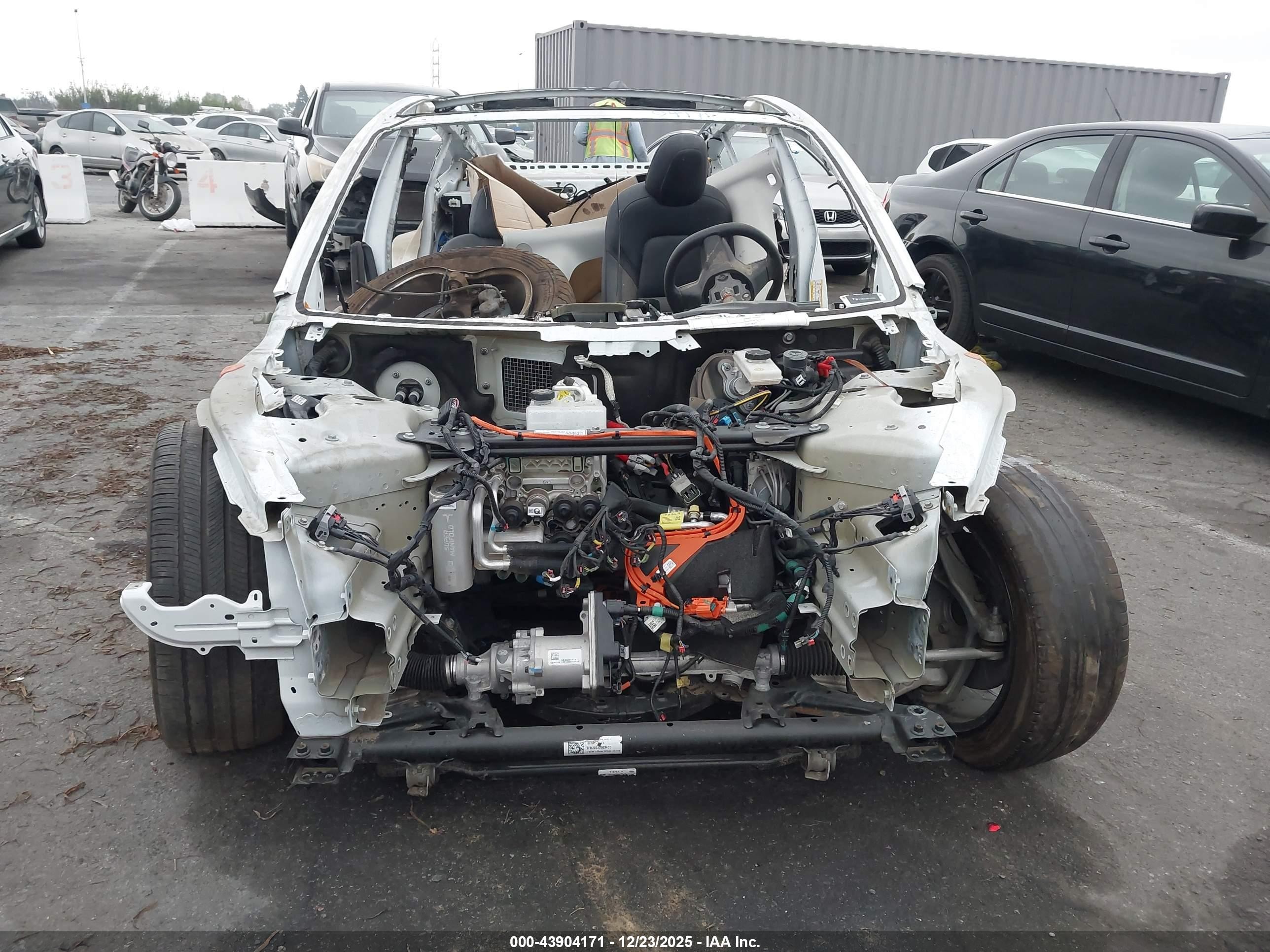 2023 Tesla Model 3 VIN 5YJ3E1EA8PF421580 IAAI salvage auction — All Over, Non-Repairable (California), sold $200 on 2026-07-09 (photo 6)