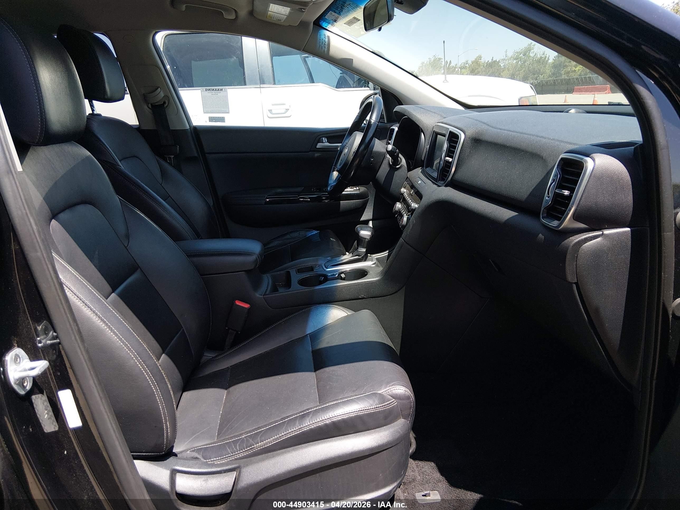 2018 Kia Sportage VIN KNDPN3AC8J7354447 IAAI salvage auction — Front End, Salvage (California), sold $2,900 on 2026-09-08 (photo 5)