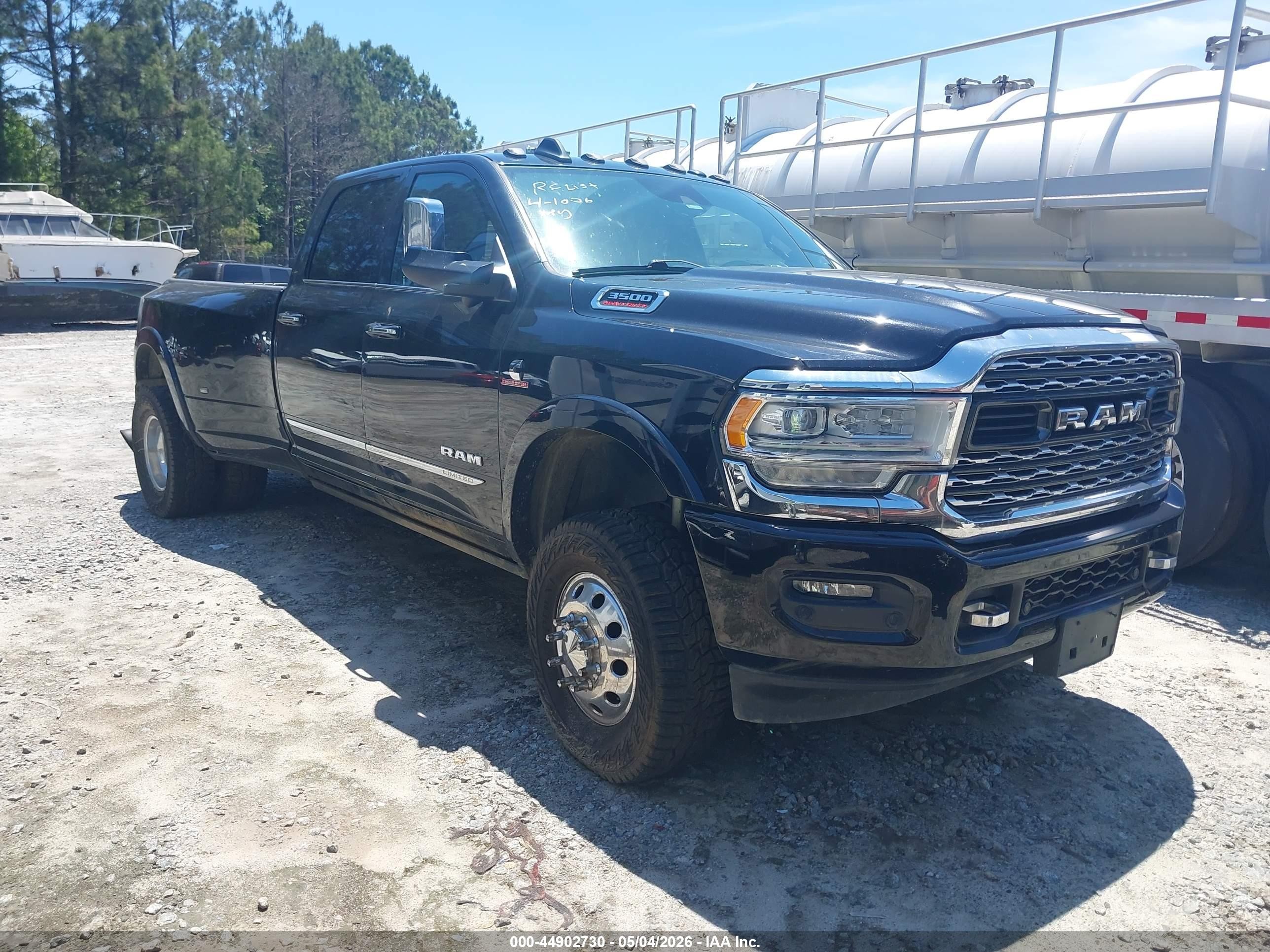 2019 Ram 3500 VIN 3C63RRRL7KG536969 IAAI salvage auction — Rear End, Salvage (Georgia), sold $17,900 on 2026-10-19 (photo 1)