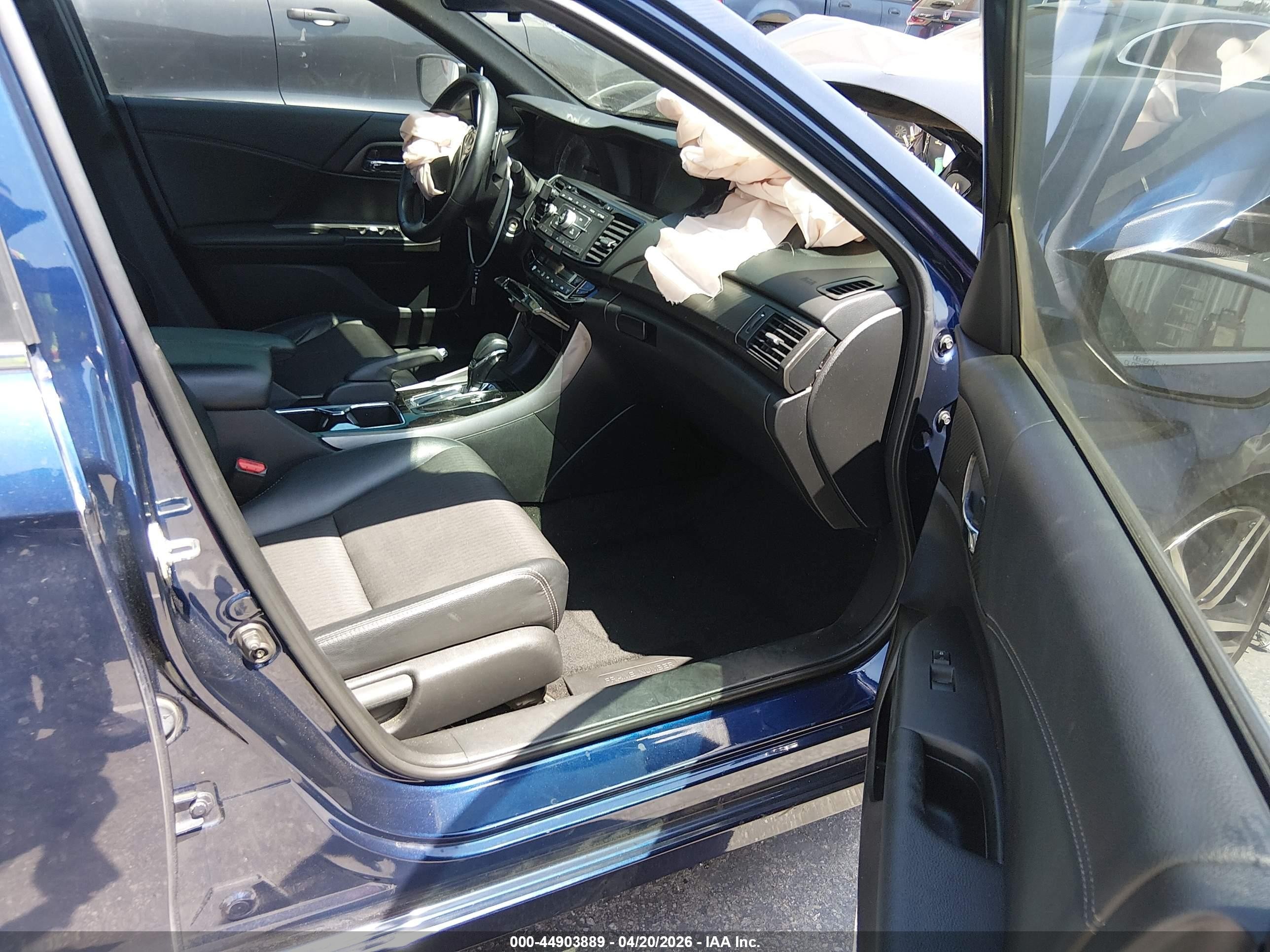 2017 Honda Accord VIN 1HGCR2F54HA137337 IAAI salvage auction — Front End, Salvage (California), sold $2,050 on 2026-07-09 (photo 5)